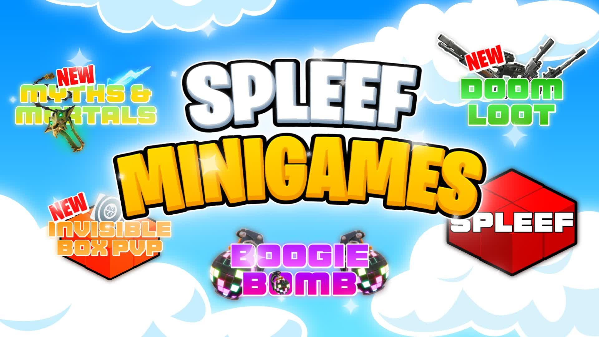 MINIGAME SPLEEF: 50+ MINIGAMES 🎮