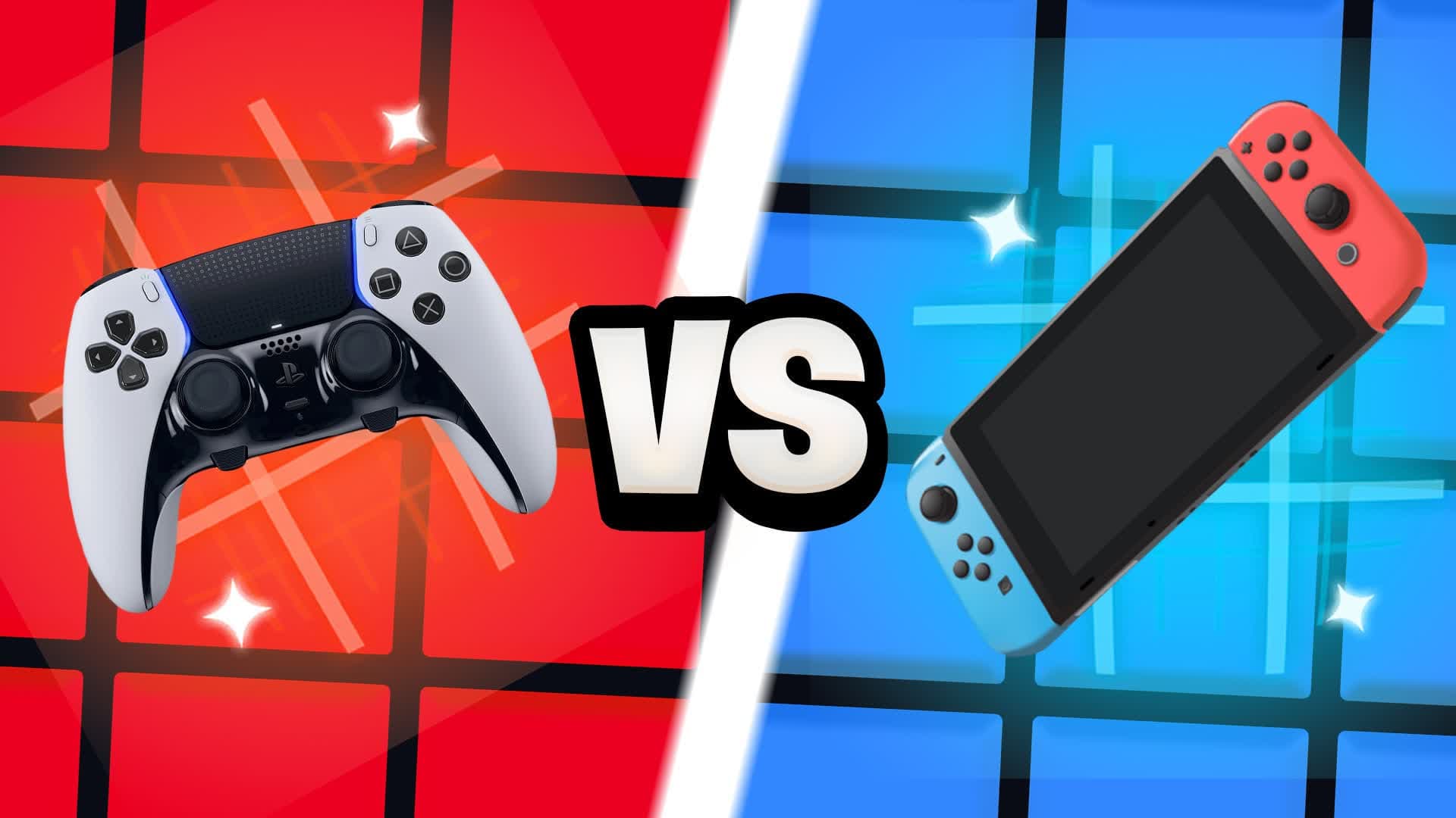 SUPER SWITCH VS PS5 RED VS BLUE🔴🔵