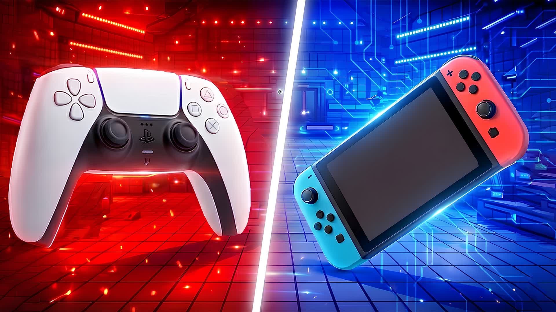 PS5 VS SWITCH RED VS BLUE 🔴🔵
