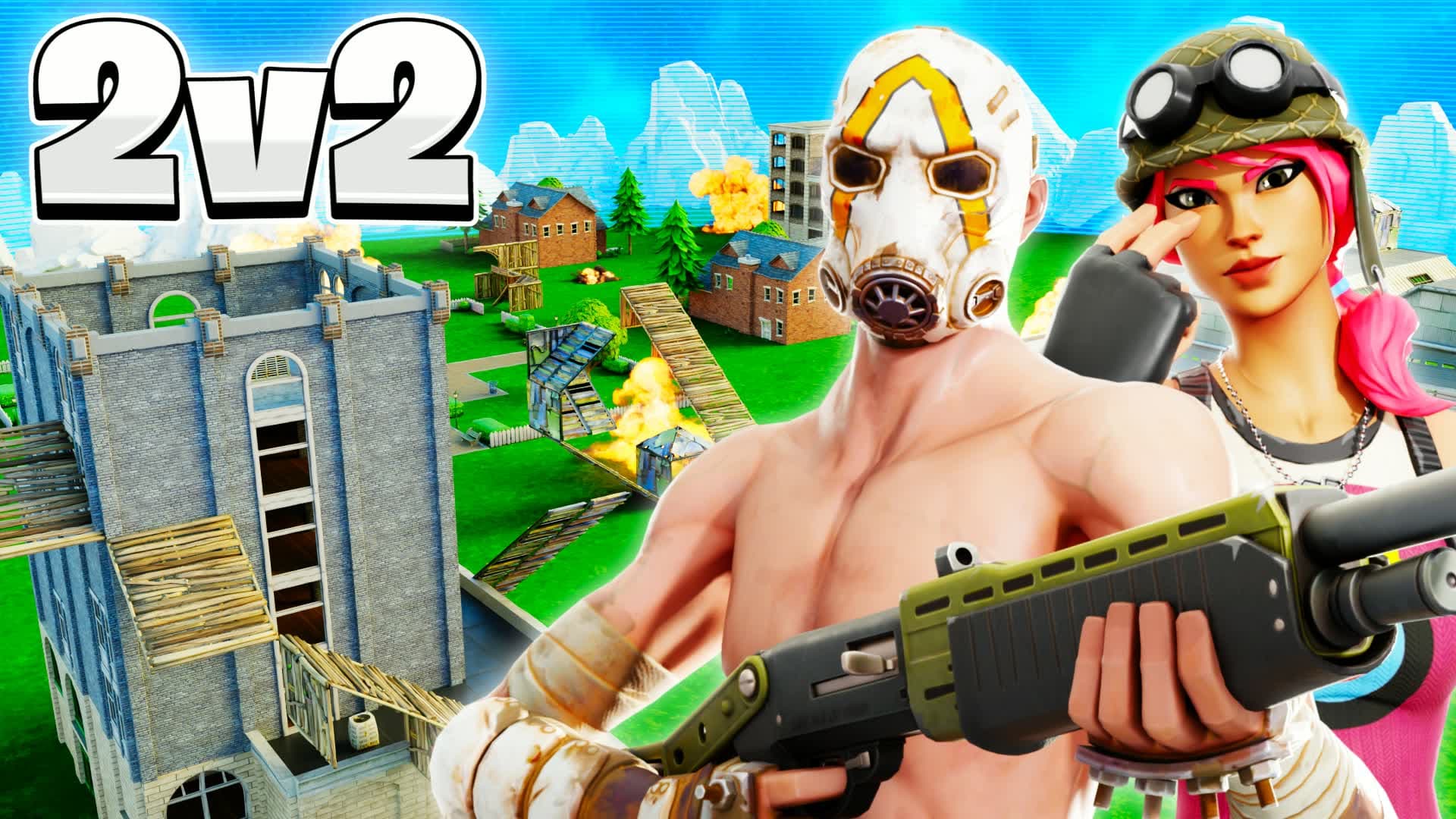 2V2 STORM CLUTCH 🌀 ZONE WARS DUO - NBZ