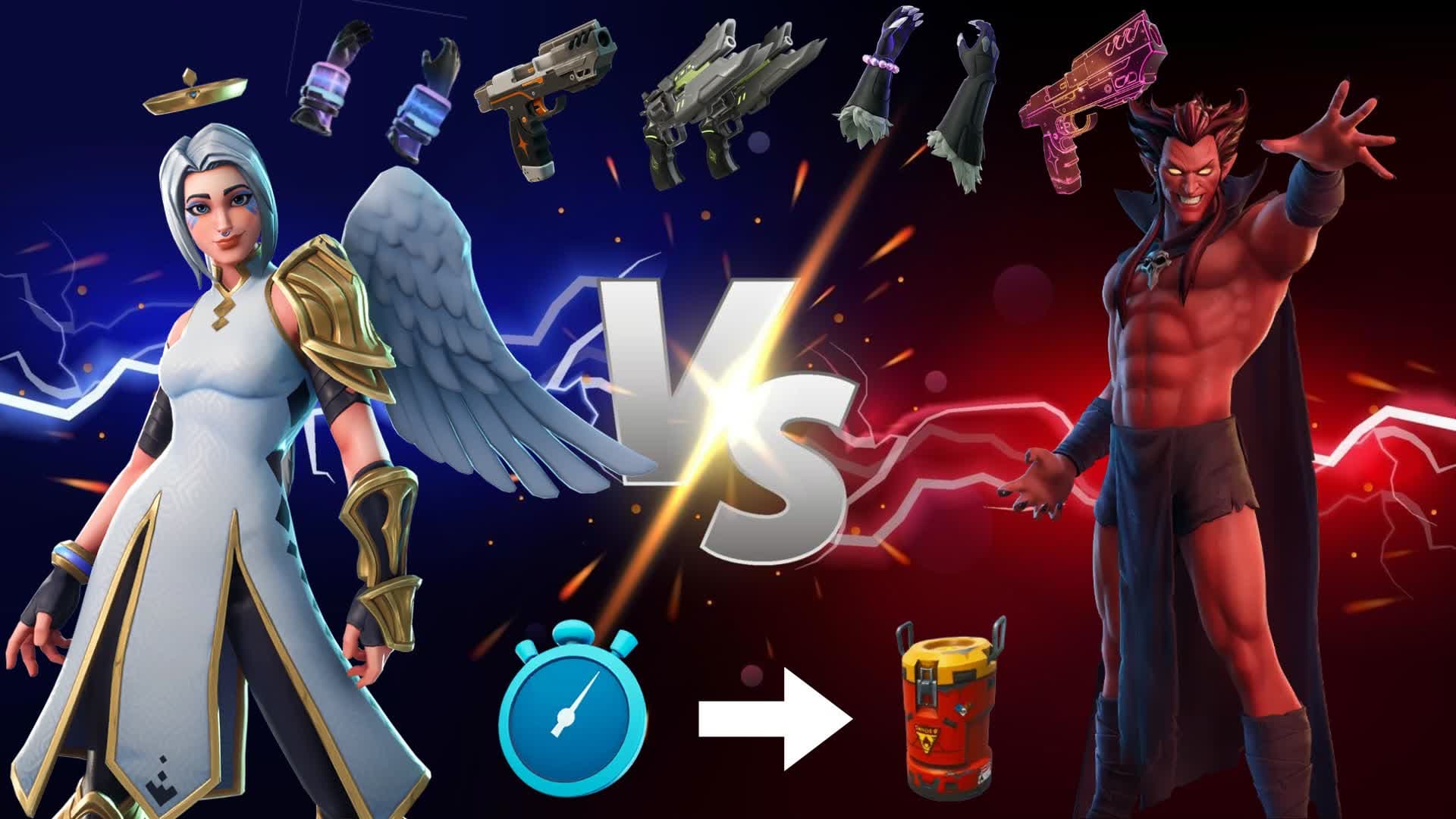 DEMONS VS ANGELS 🔴🔵