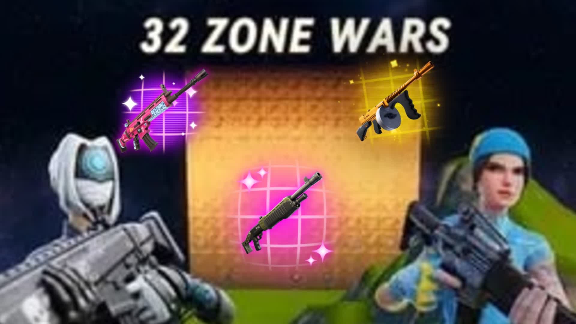 32 player Zone Wars (training solo)