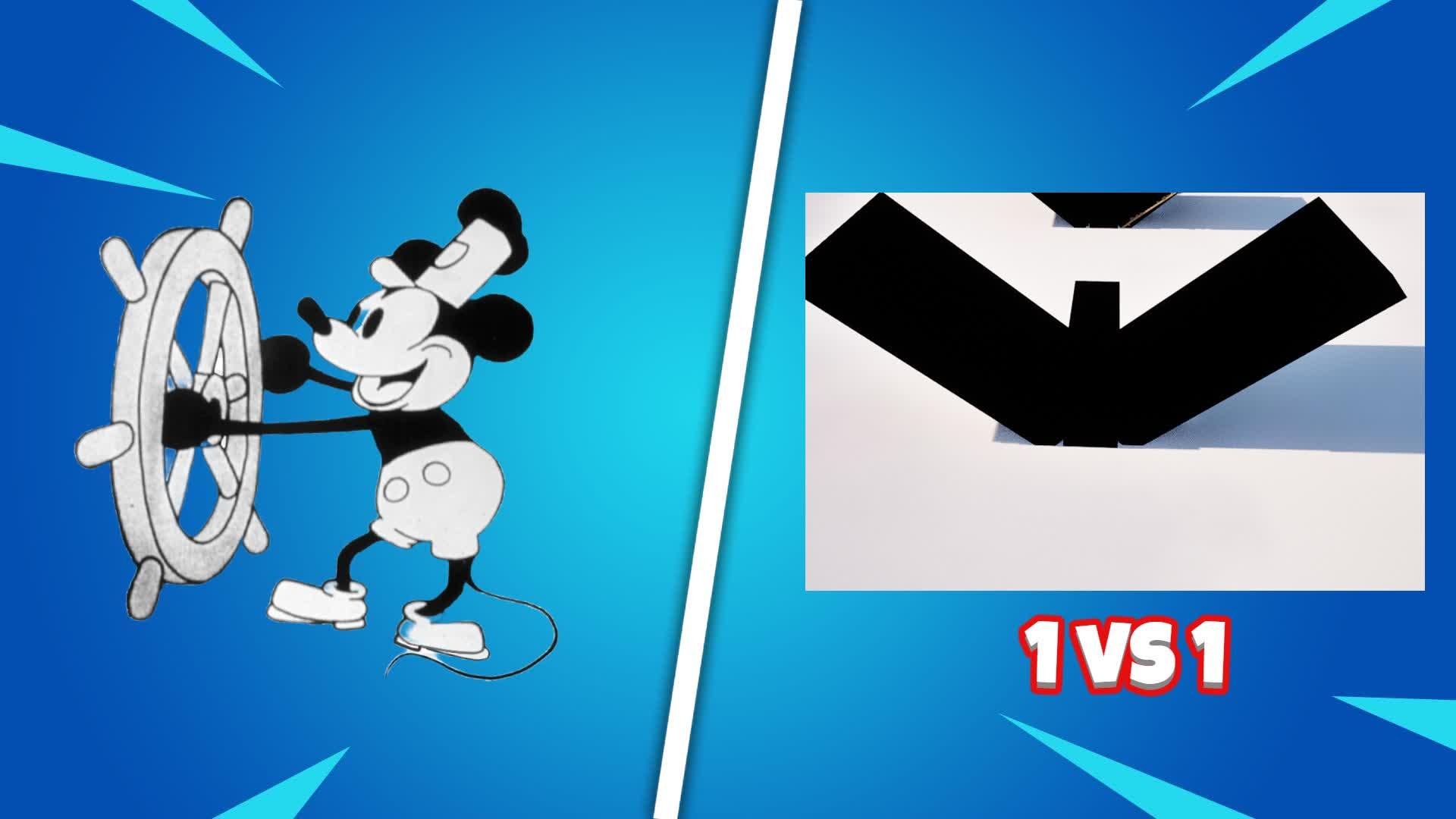 1vs1 - (Steamboat Willie)