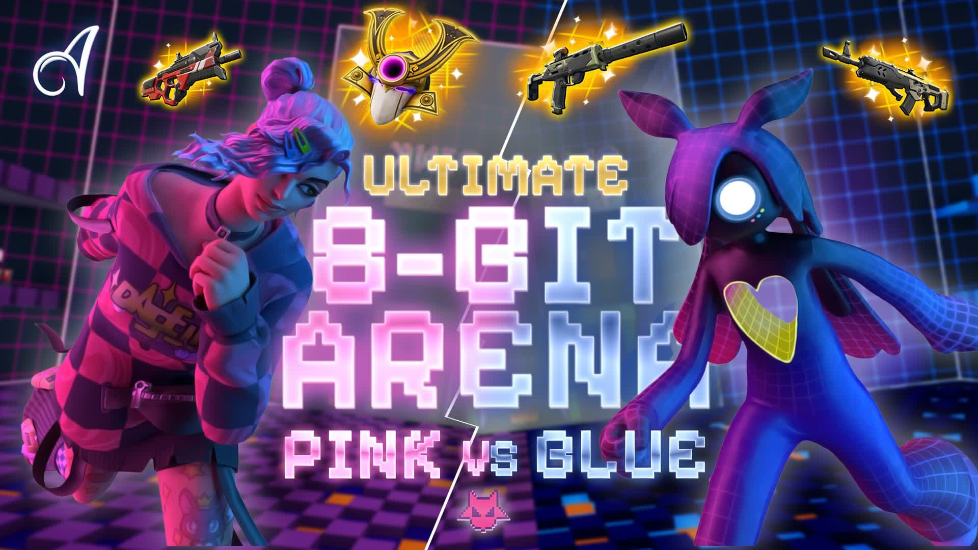ULTIMATE 8-Bit Arena - Pink VS Blue 👾