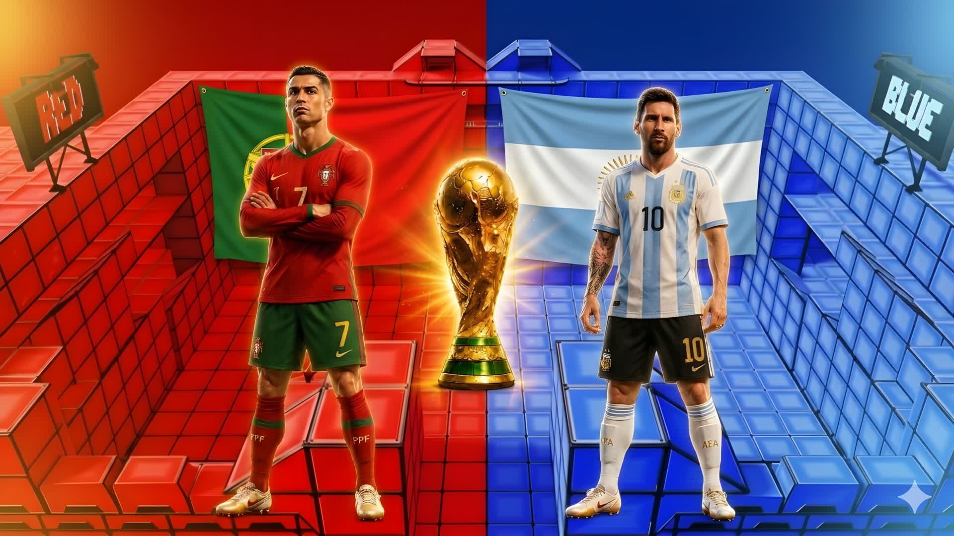 RED VS BLUE 🔴🔵 COPA WORLD CUP