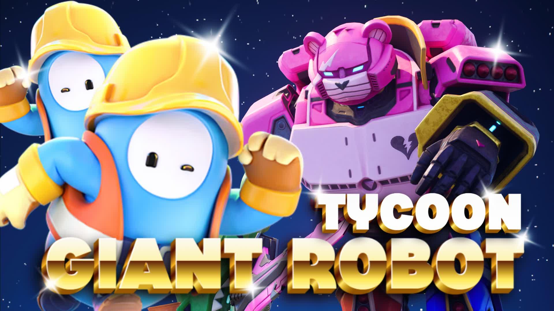 🌈 Fall Guys GIANT Robot Tycoon 🤖🏗️