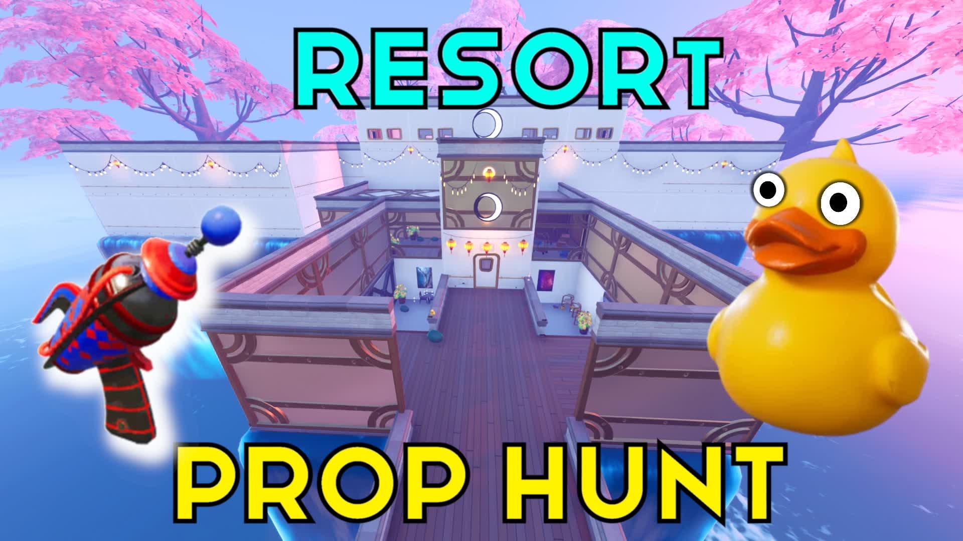 Beach Resort Prop Hunt 🏨🌴