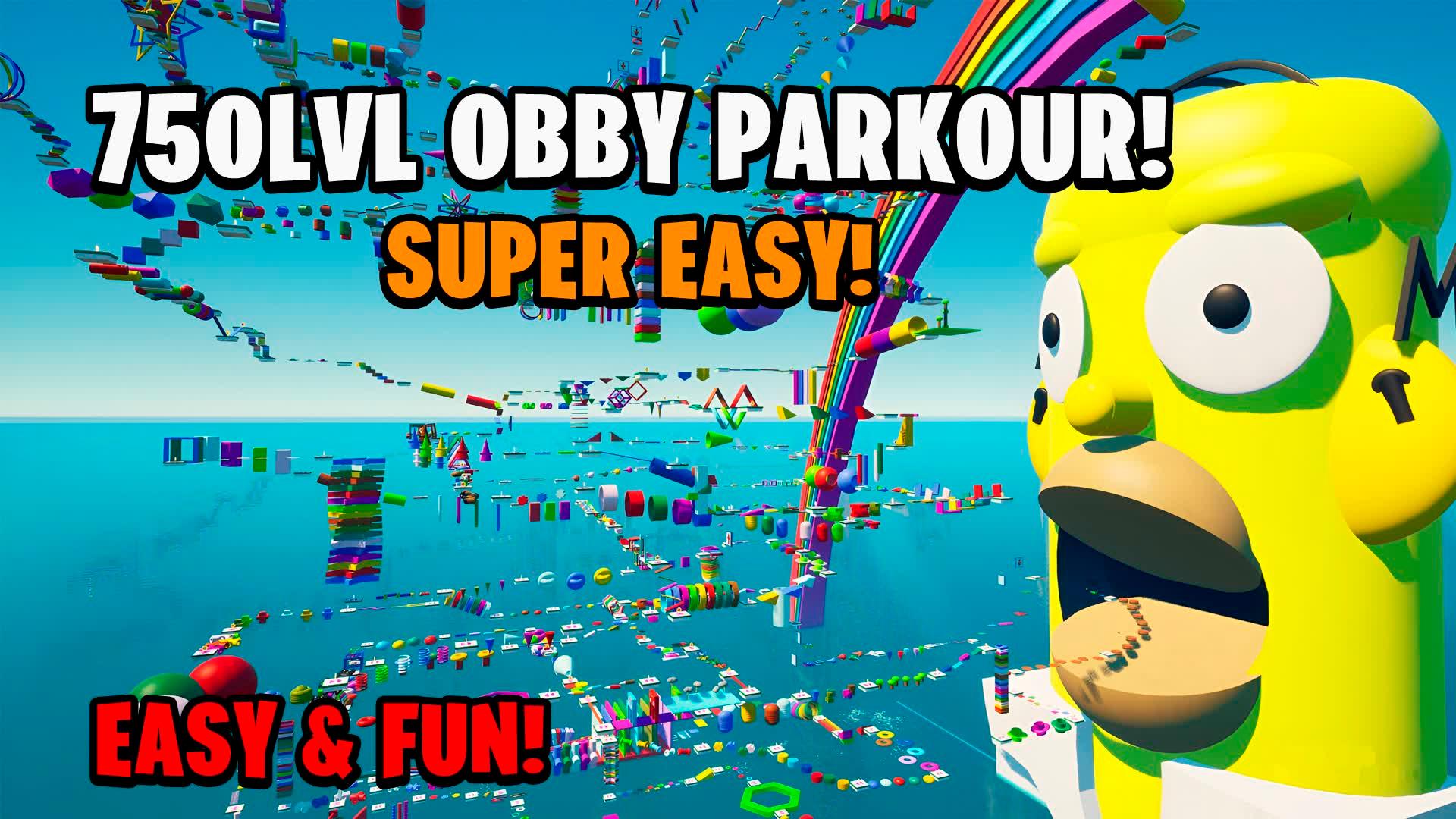 750 LEVEL OBBY PARKOUR 🌈