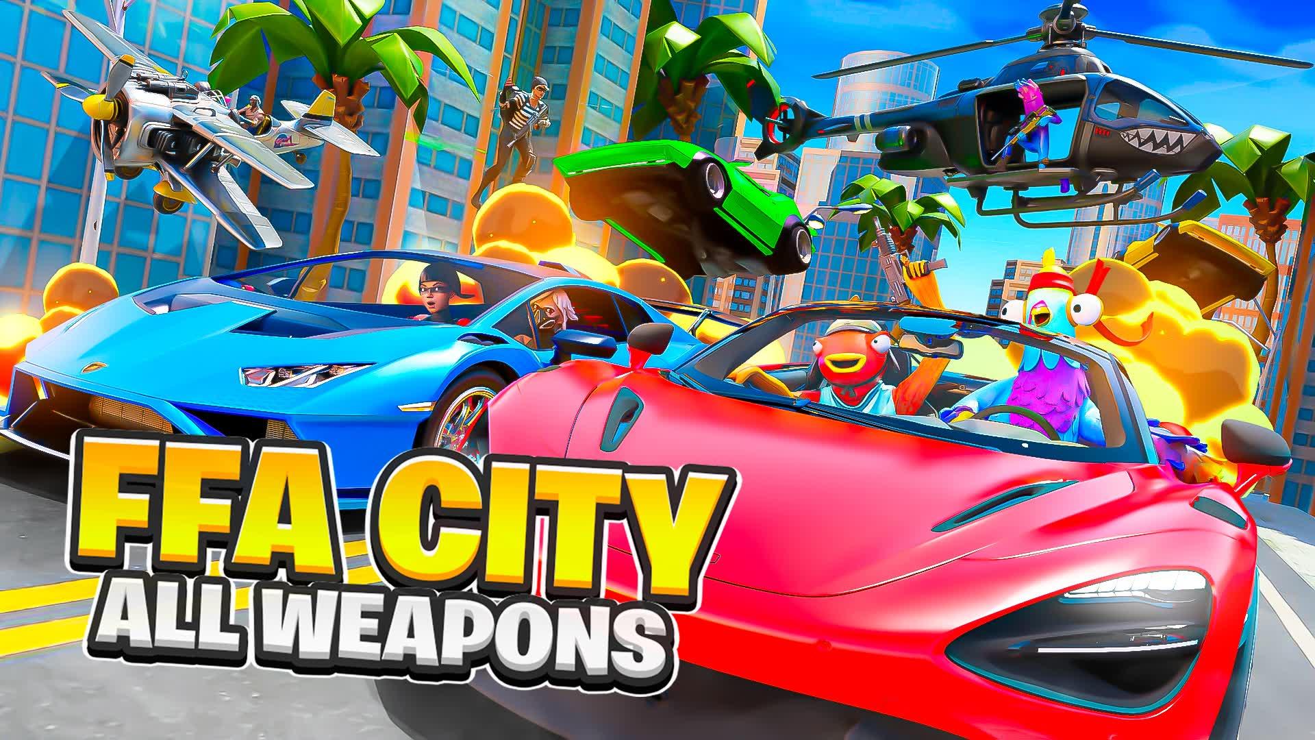 💥FFA CITY🏙️ - DRIVE🚘FIGHT🔥EXPLORE🗺️