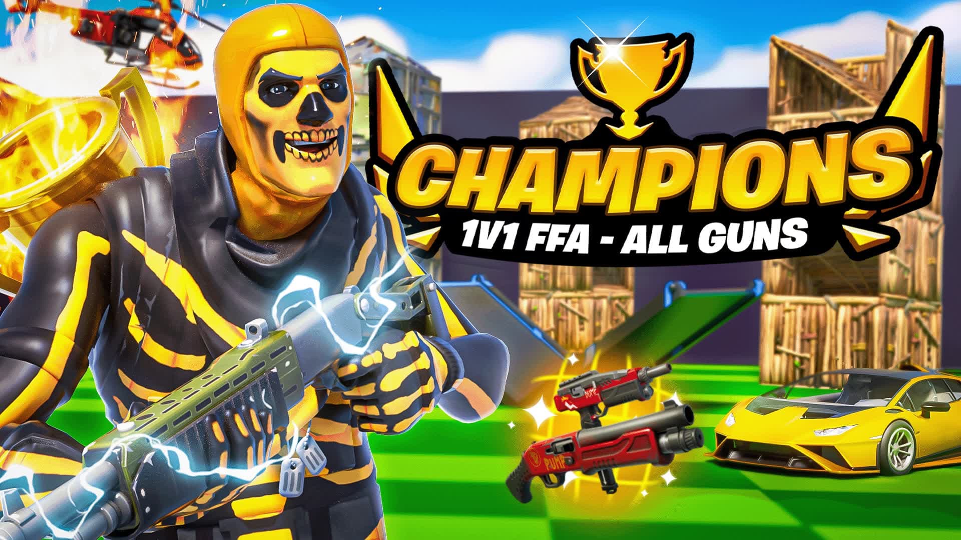CHAMPIONS 1V1 FFA - ALL GUNS 🏆