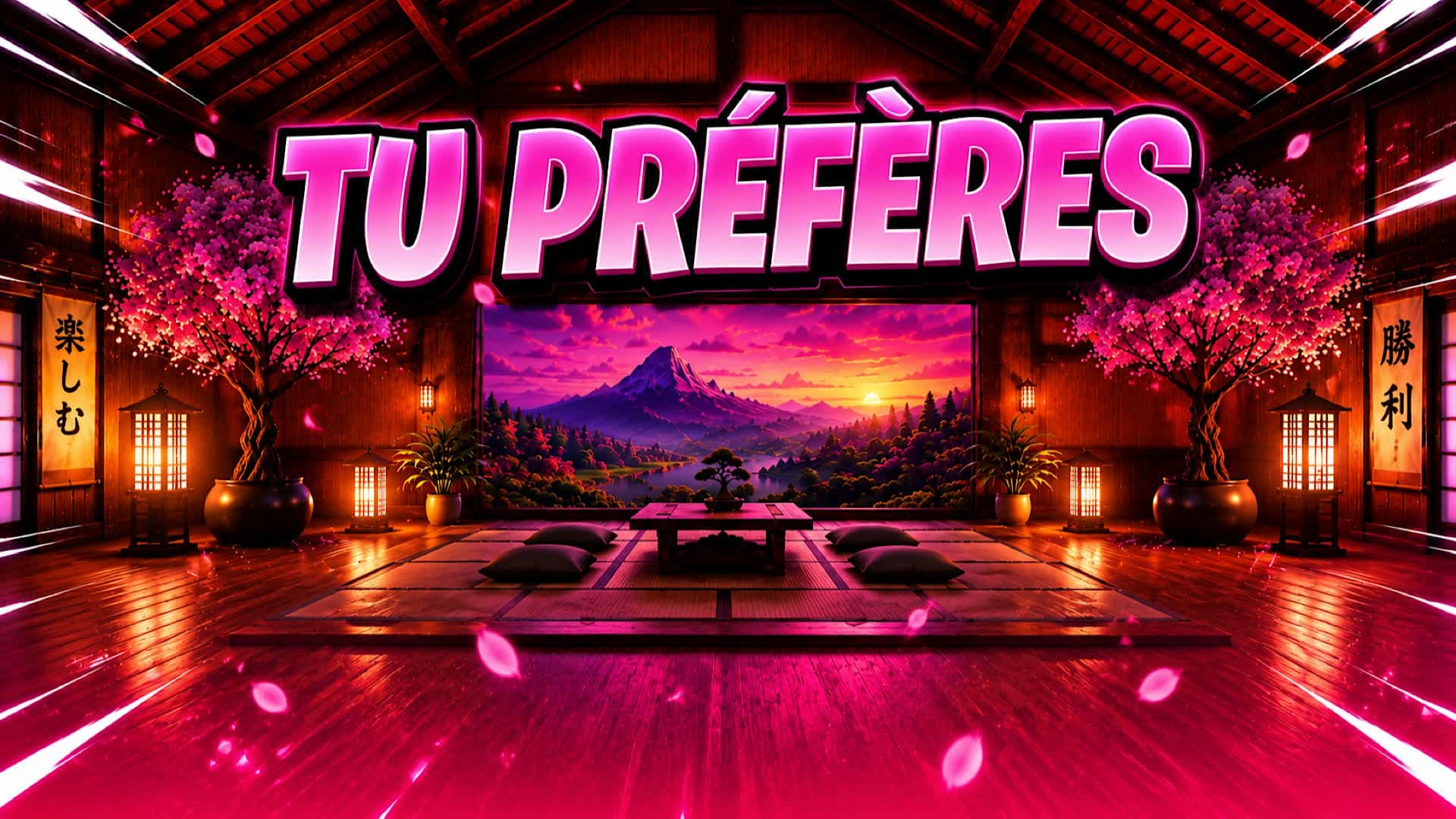 Qu’est ce que Tu préfères?