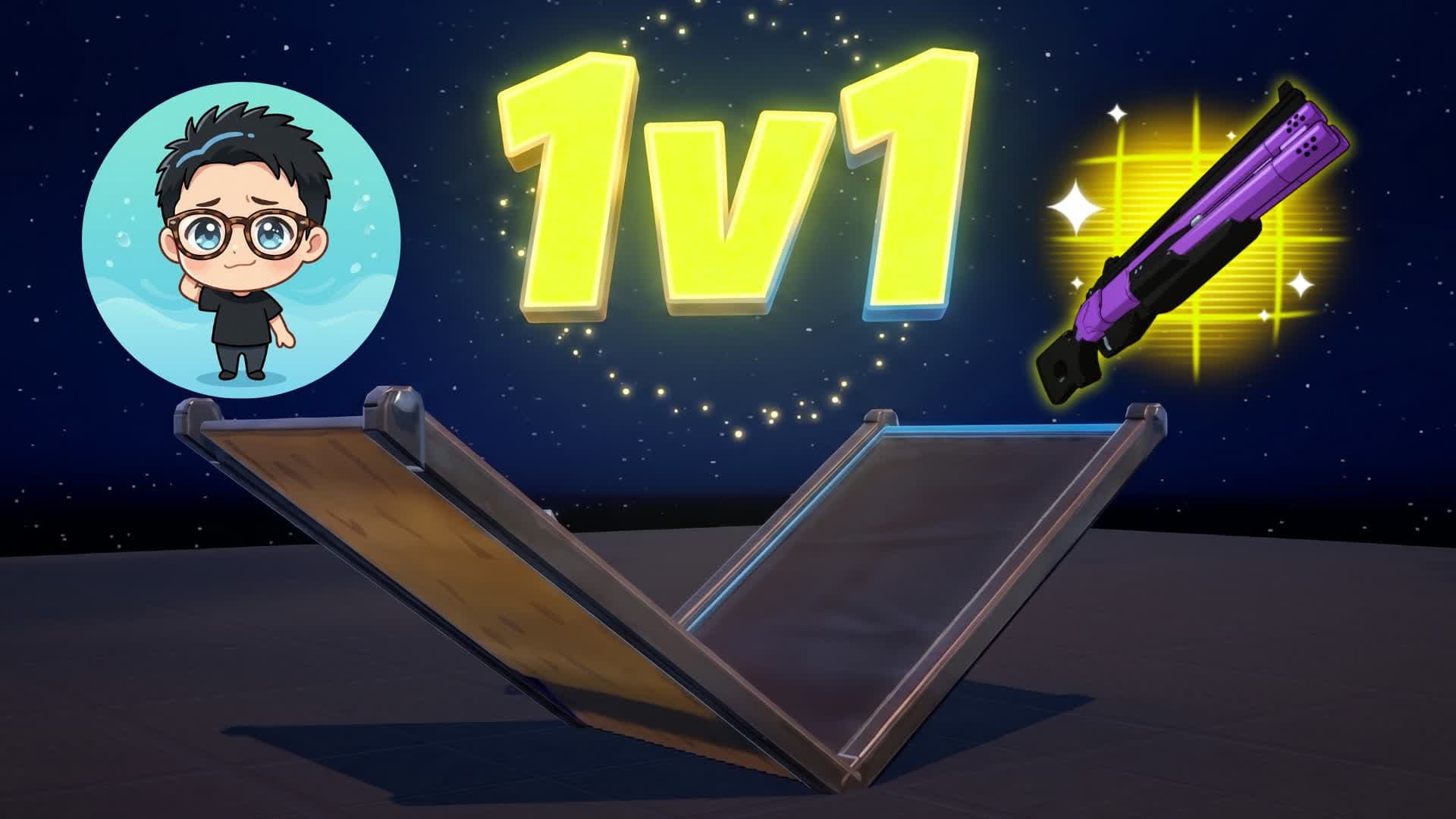ウォーターの1v1練習場 Water 1v1 Practice Map