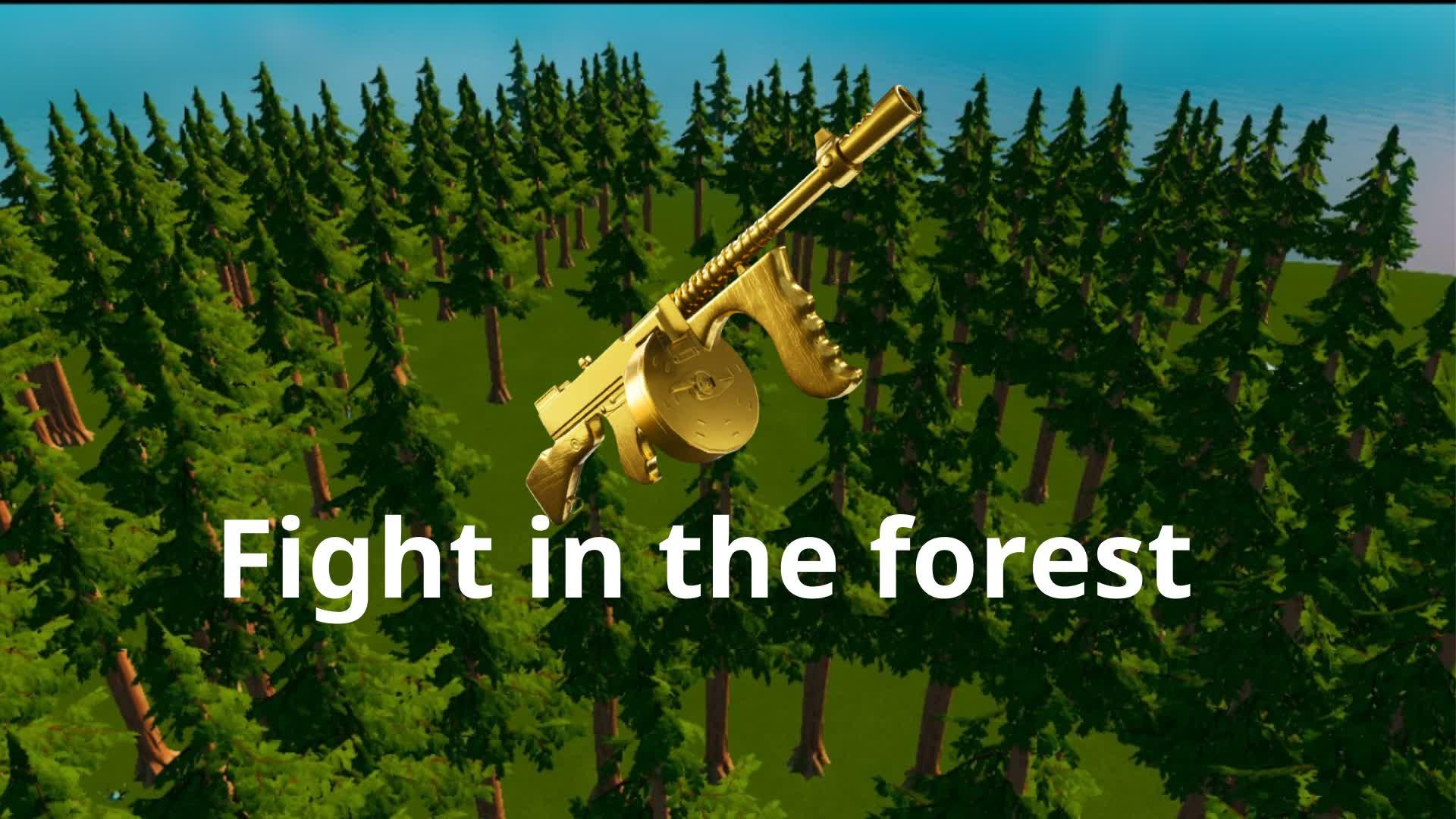 Fight in the forest