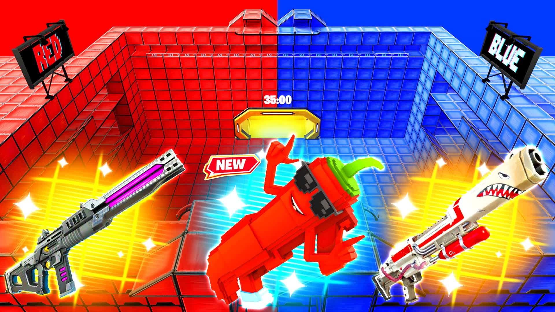 CRAZY RED VS BLUE 🔴🔵