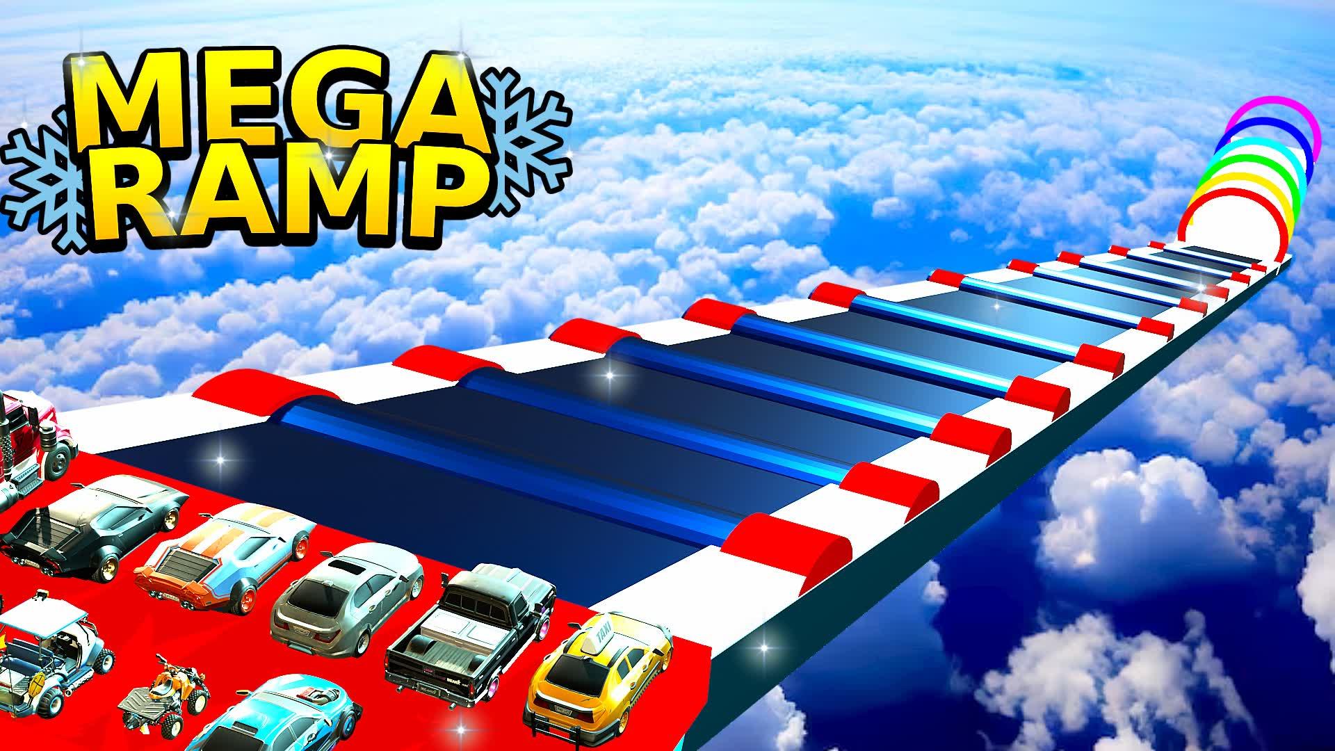 ❄️CARS MEGA RAMP ICE❄️