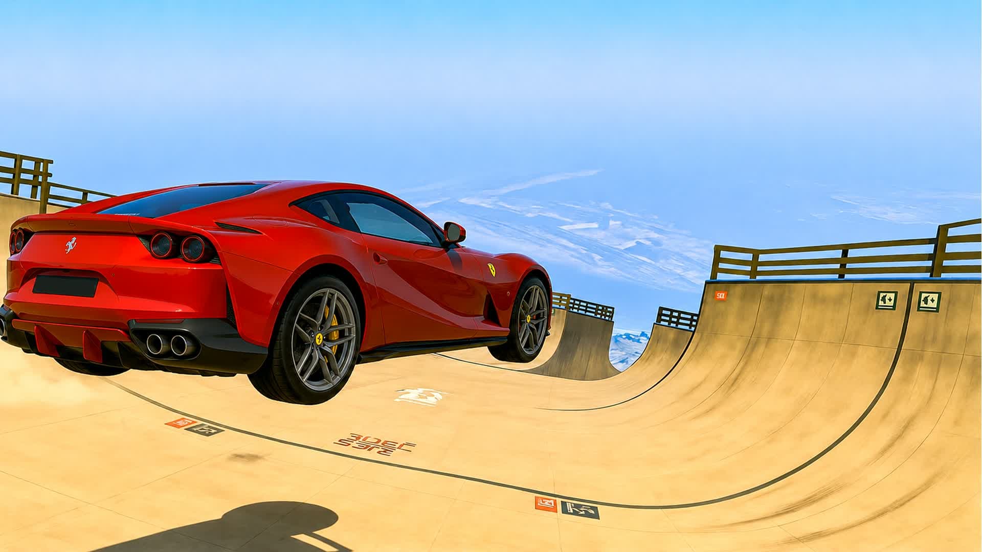 CAR GAME 🕹️ SUPER RAMP🔥 SURVIVAL