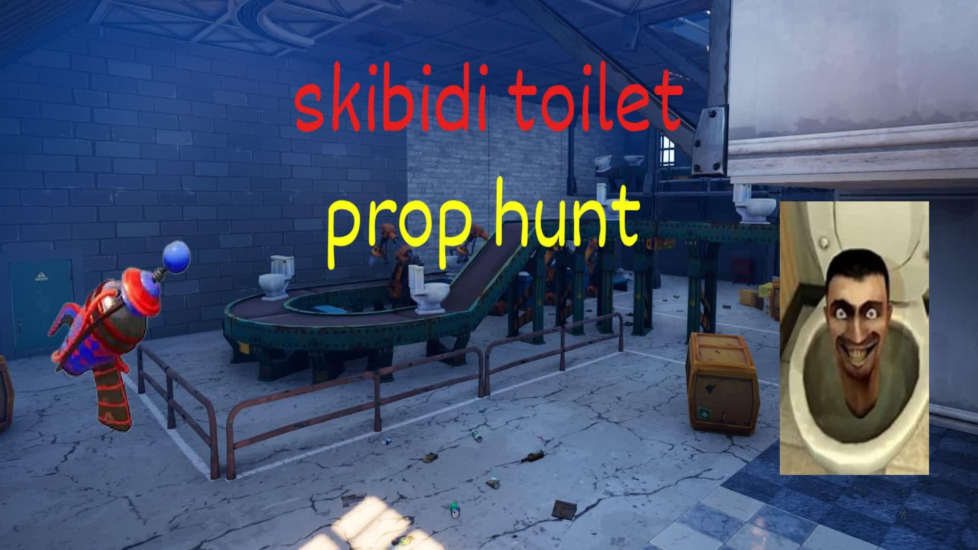 Skibidi Toilet Prop Hunt meme brainrot