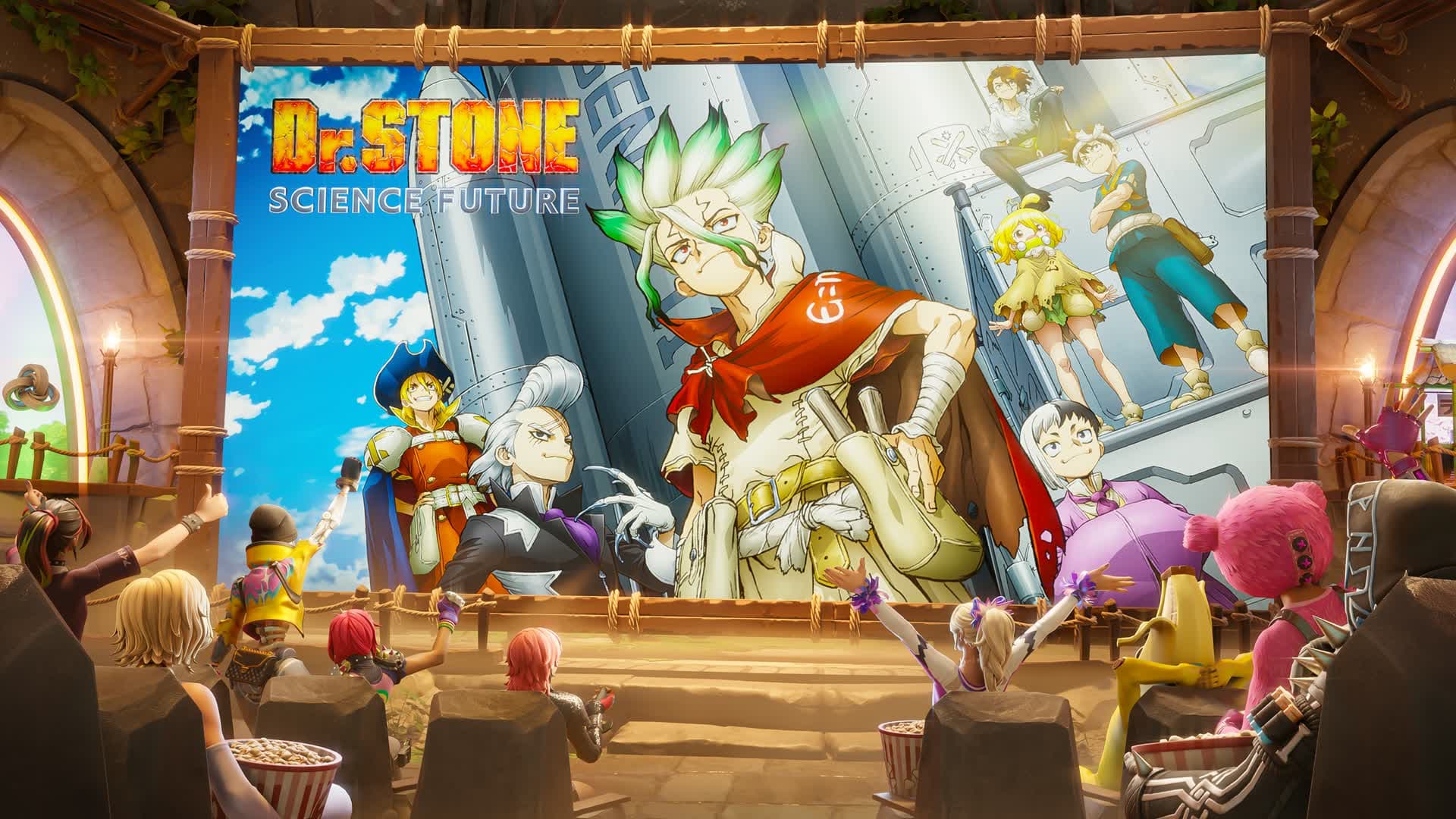 Dr. STONE x Crunchyroll Anime Island