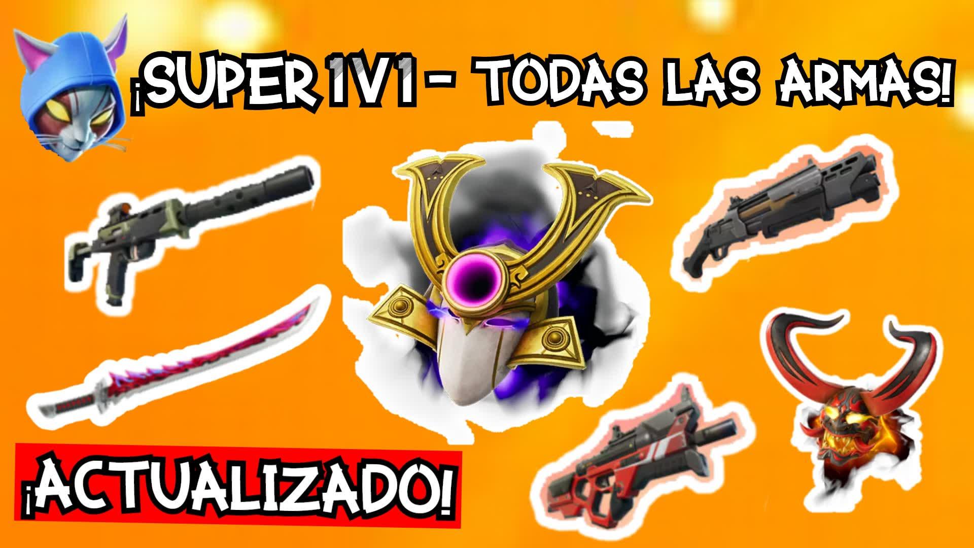 ⭐¡SUPER 1V1 - TODAS LAS ARMAS!⭐