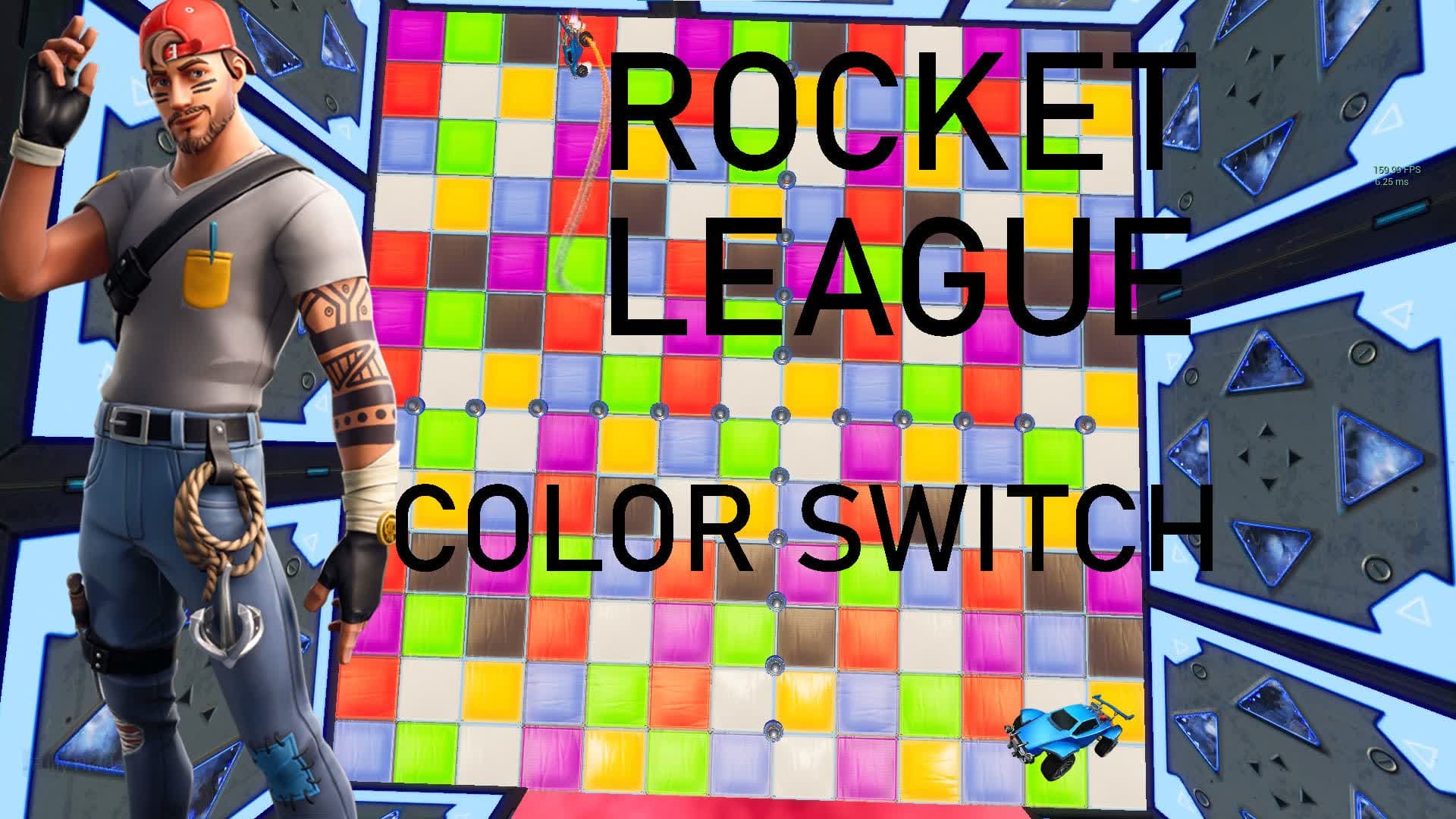 ROCKET LEAGUE COLOR SWITCH + MINI GAMES