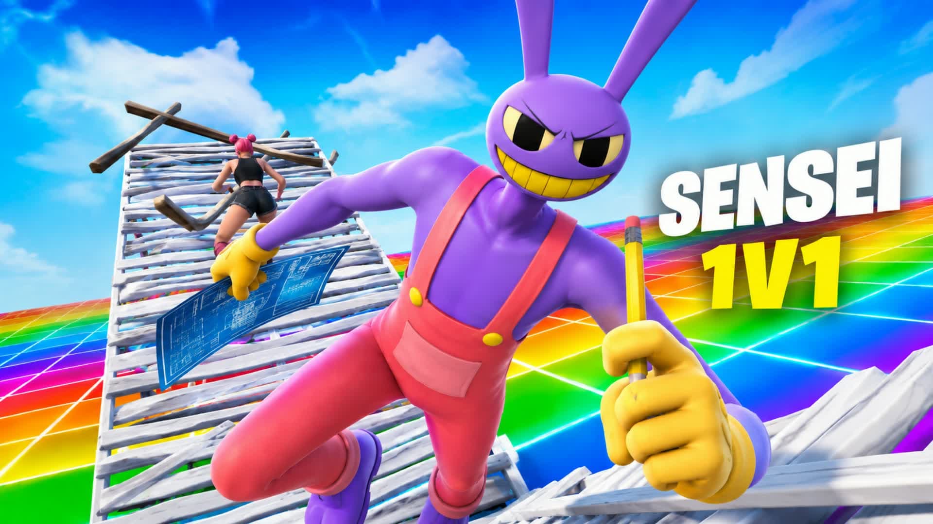 SENSEI 1V1 BUILD FIGHTS (200 PUMPS)