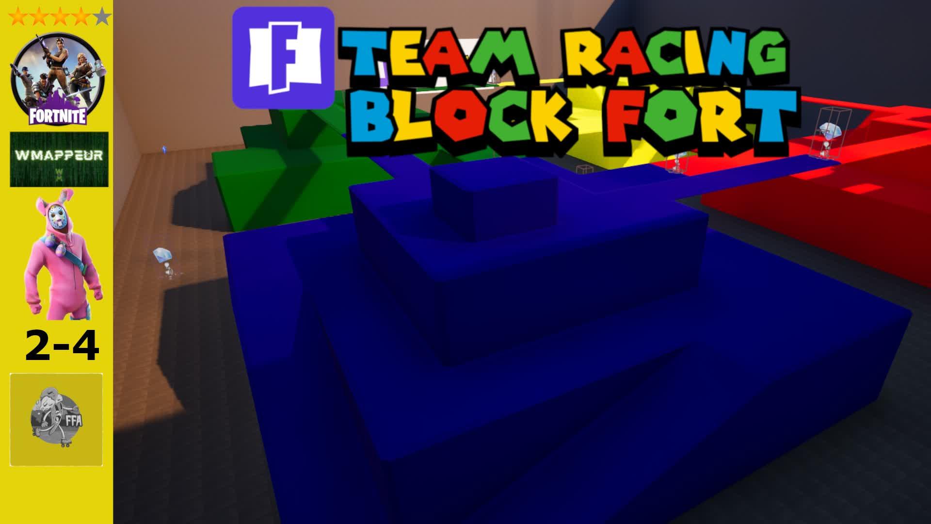 F Team Racing Block Fort