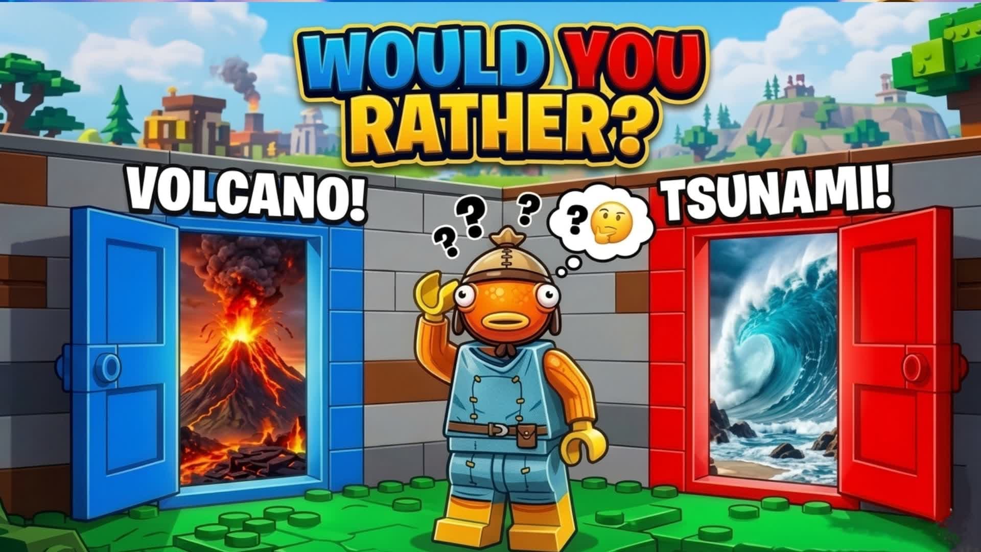 WOULD YOU RATHER🔴🔵 SURVIVAL