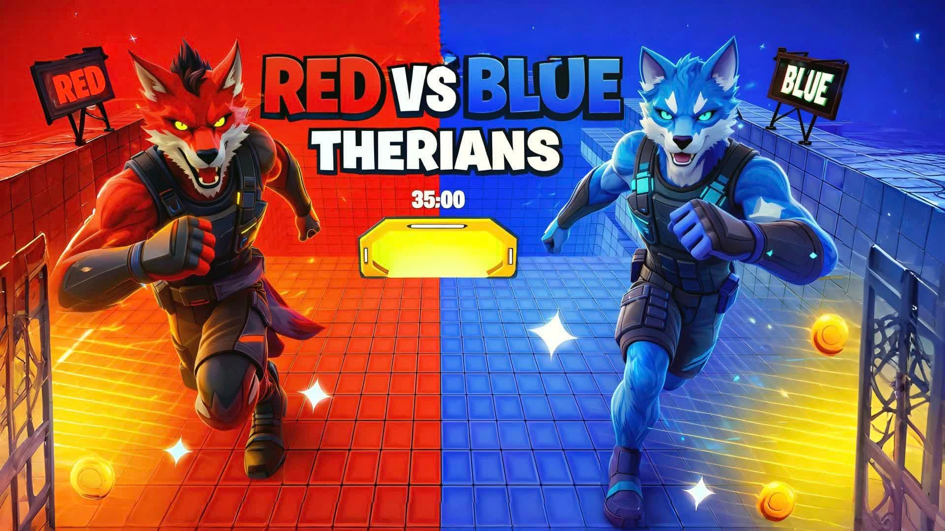 THERIANS RED vs BLUE 🔴🔵