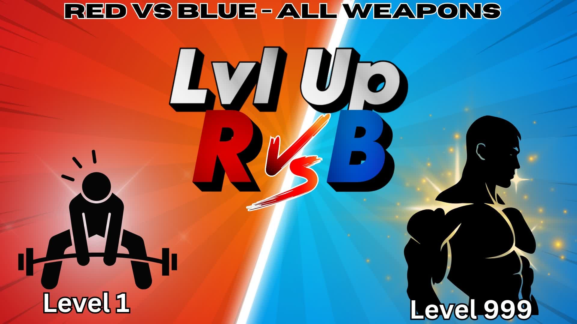 LvlUp Red vs Blue🔴🔵