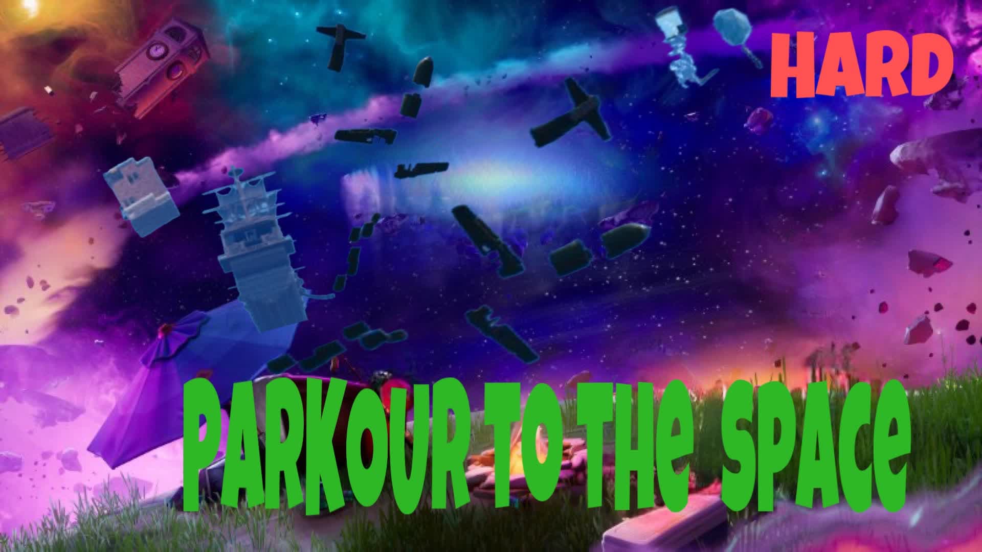 Parkour to the Space (HARD) Fortnite