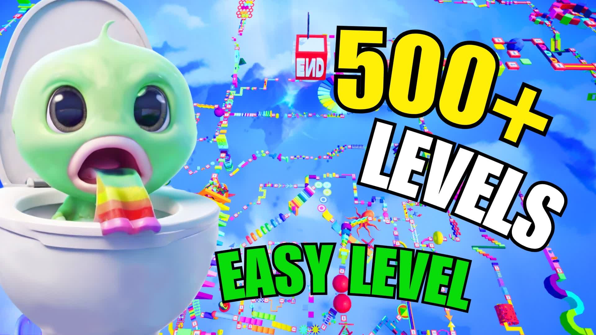 EASY 500 LEVEL ⭐ PARKOUR