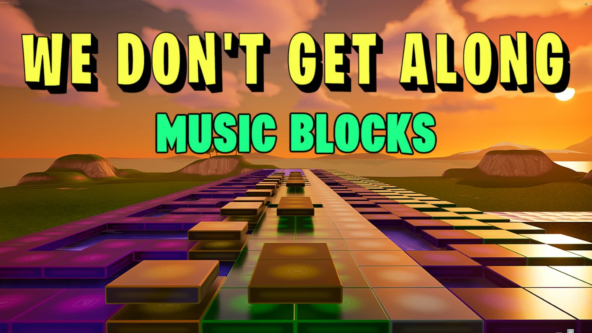 We Don't Get Along Music Blocks Cover