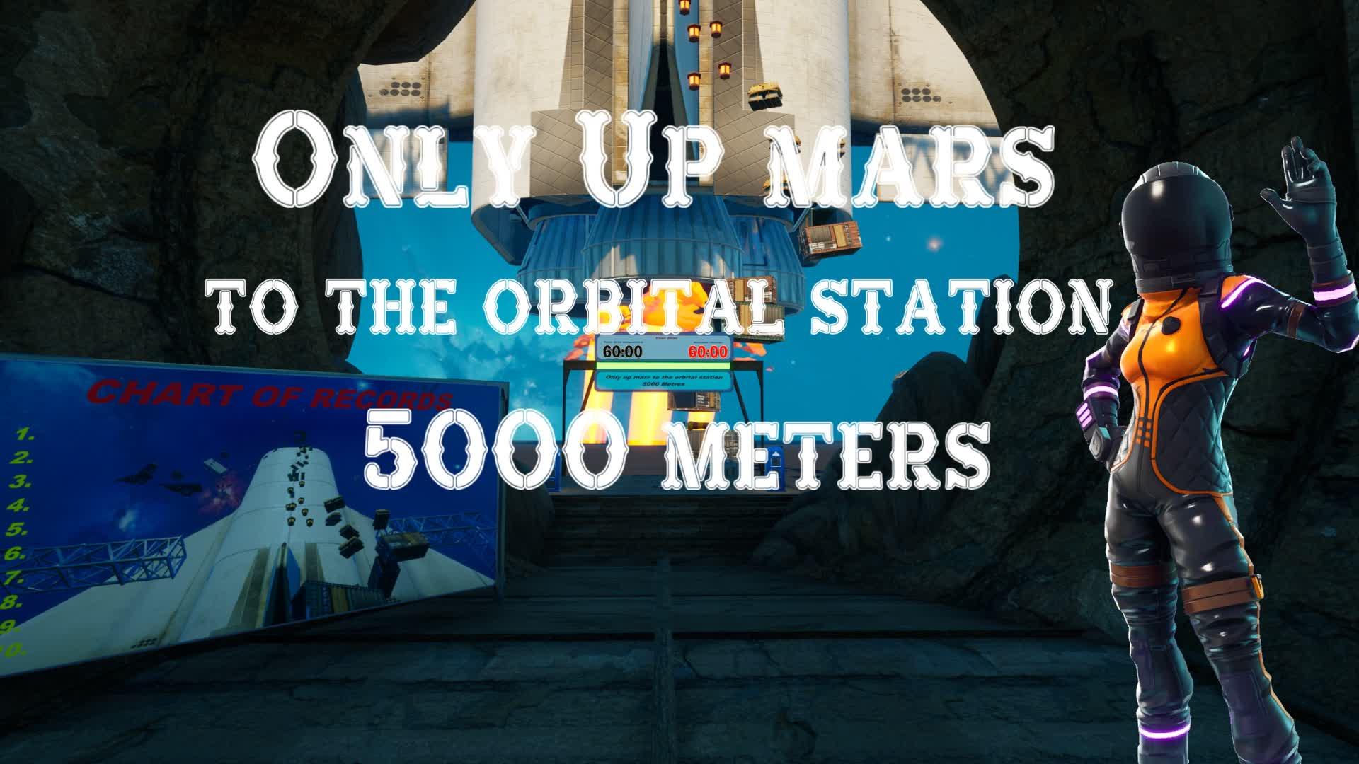 Only Up mars to the orbital station