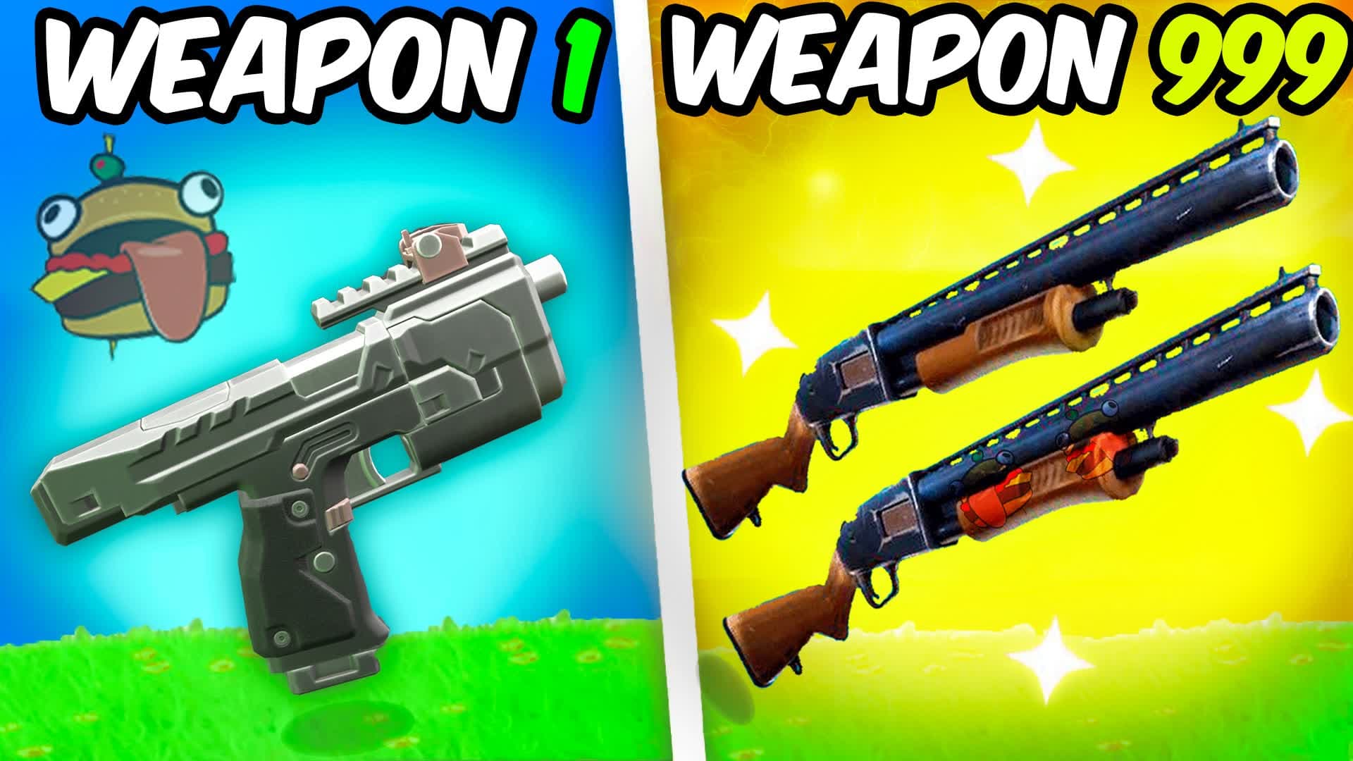 🍔BURGER ISLAND🏝️ONE SHOT GUN GAME!