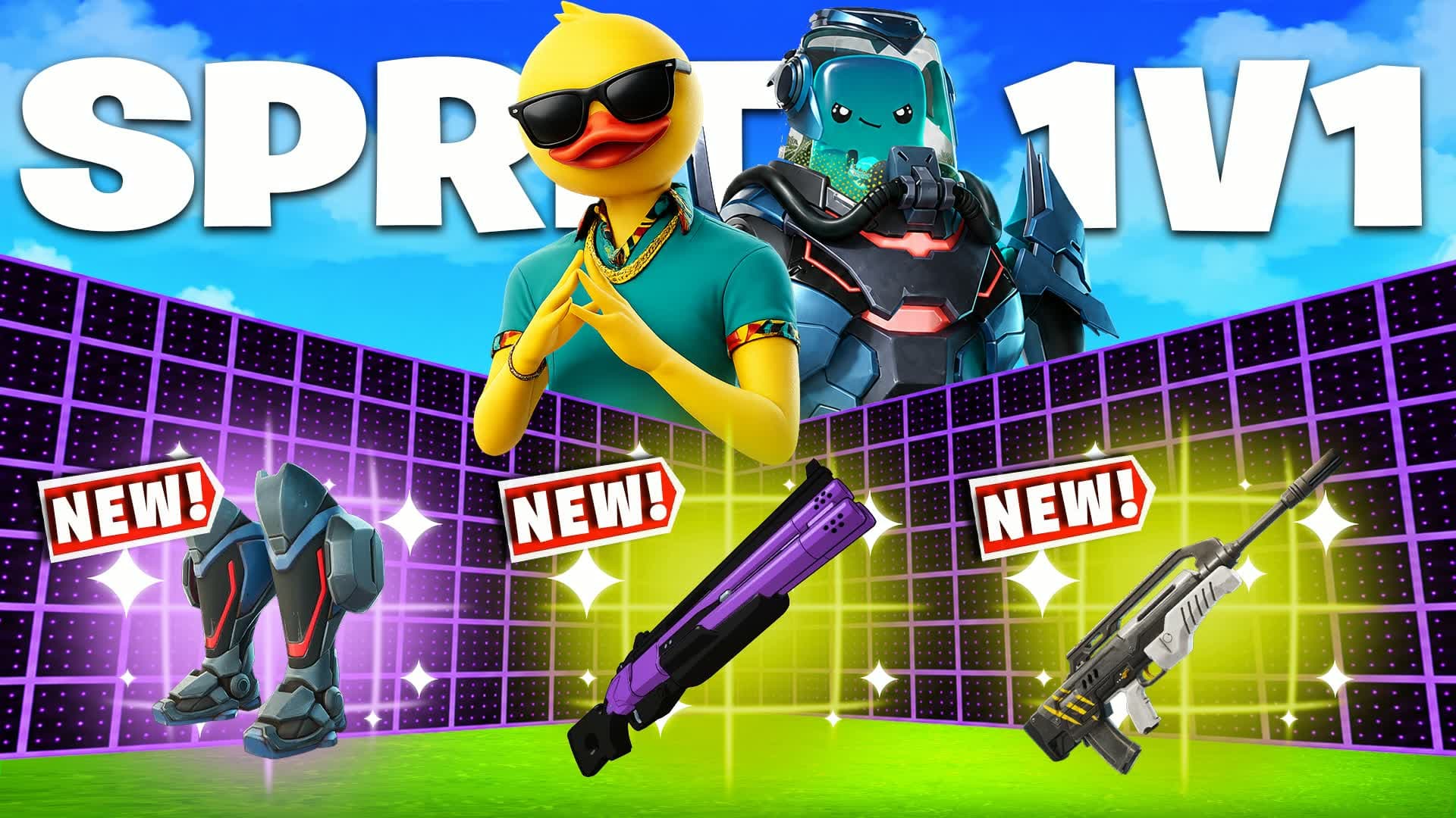 SPRITE 1V1 ALL GUNS & VEHICLES