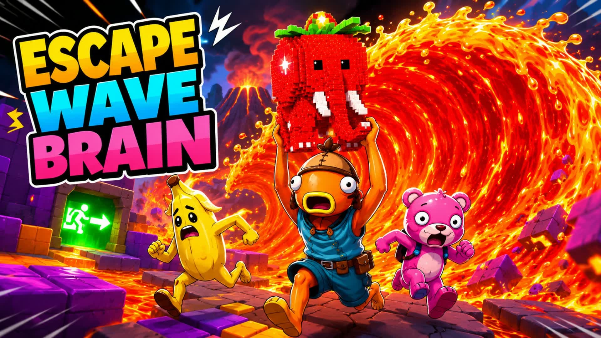 ESCAPE THE LAVA WAVE BRAIN