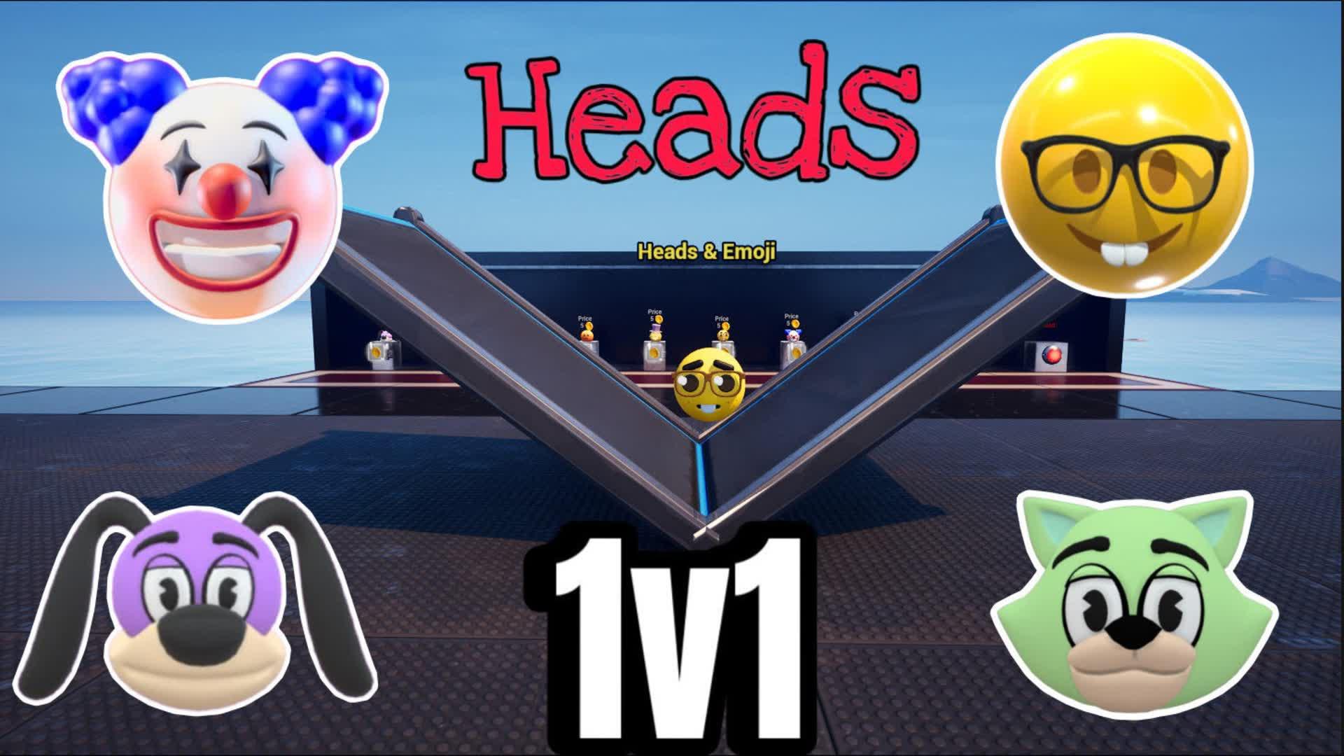 HEADS 1V1🤓🤡عاركني بالبناء