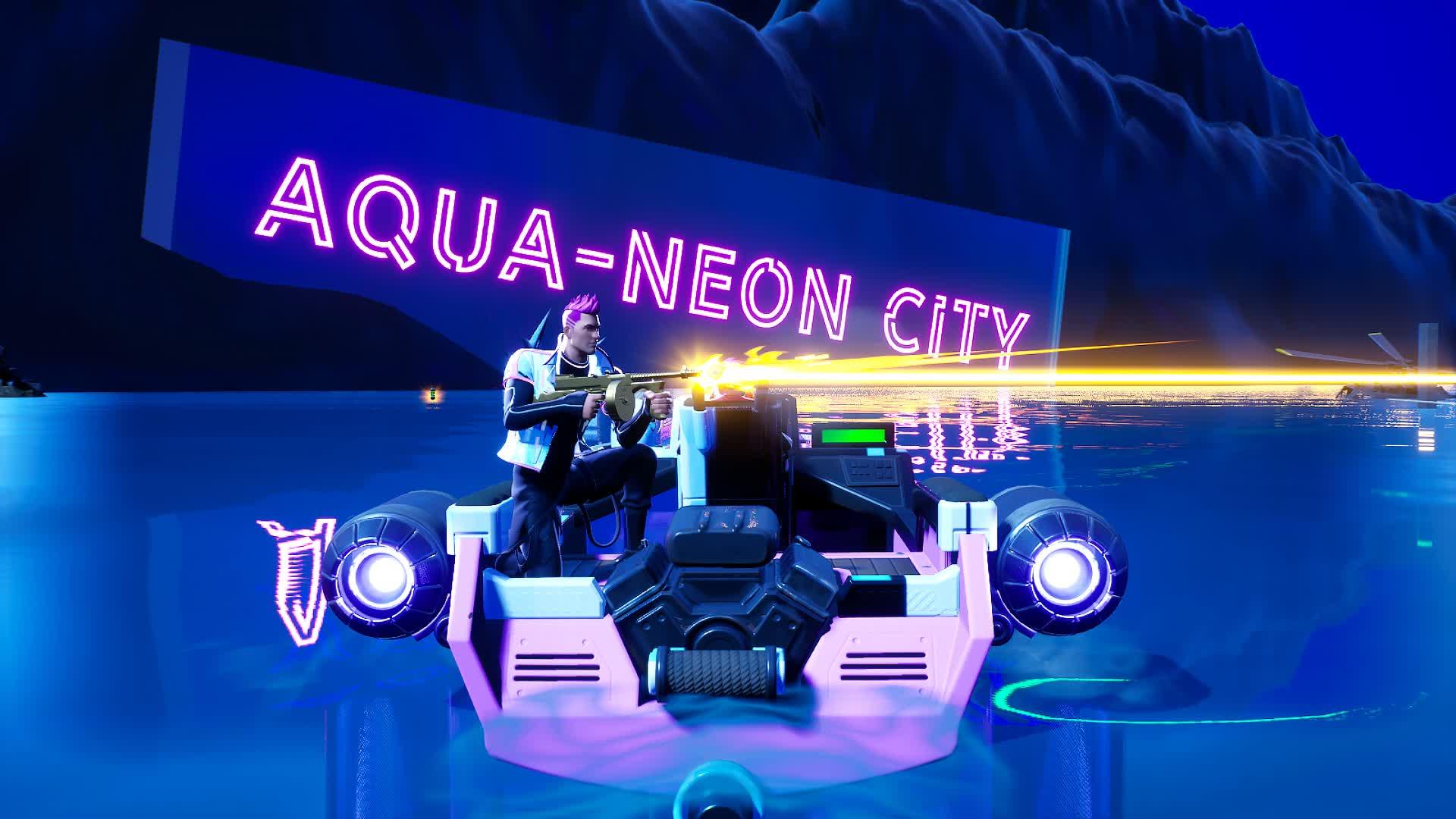 🆕AQUA-NEON CITY: The Fight for Tomorrow