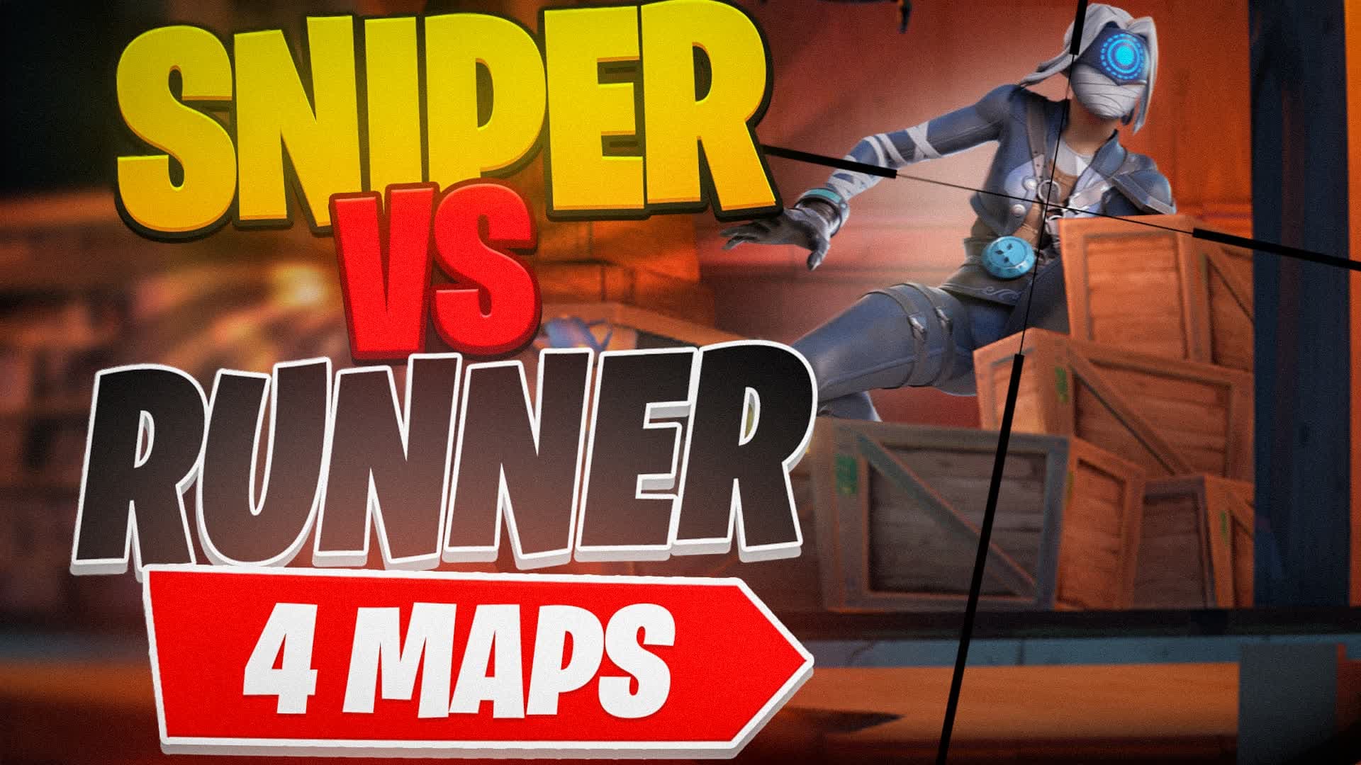 🎯 SNIPER vs RUNNER - 4 MAPS 🏃‍♂️💨