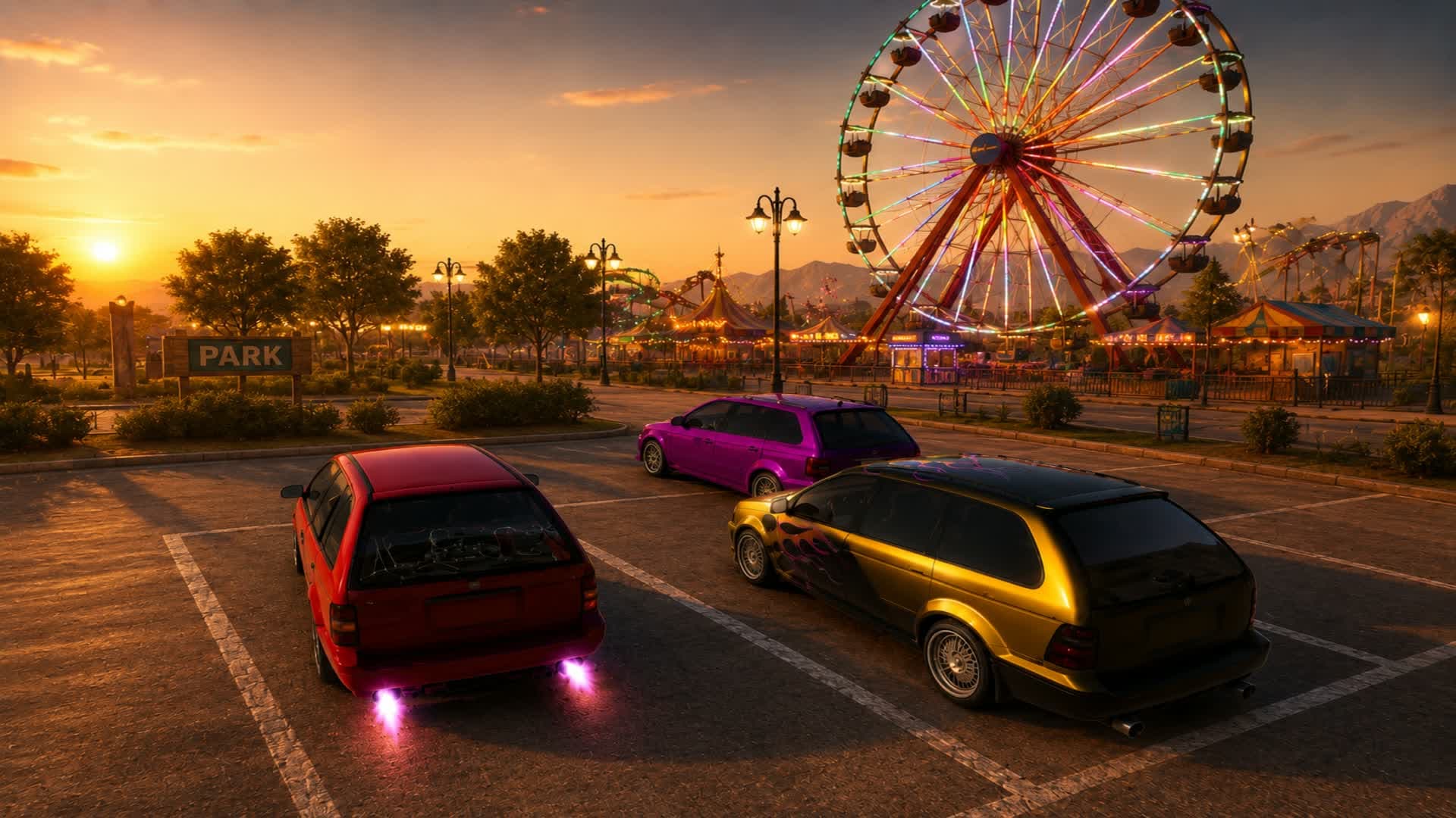the park racing