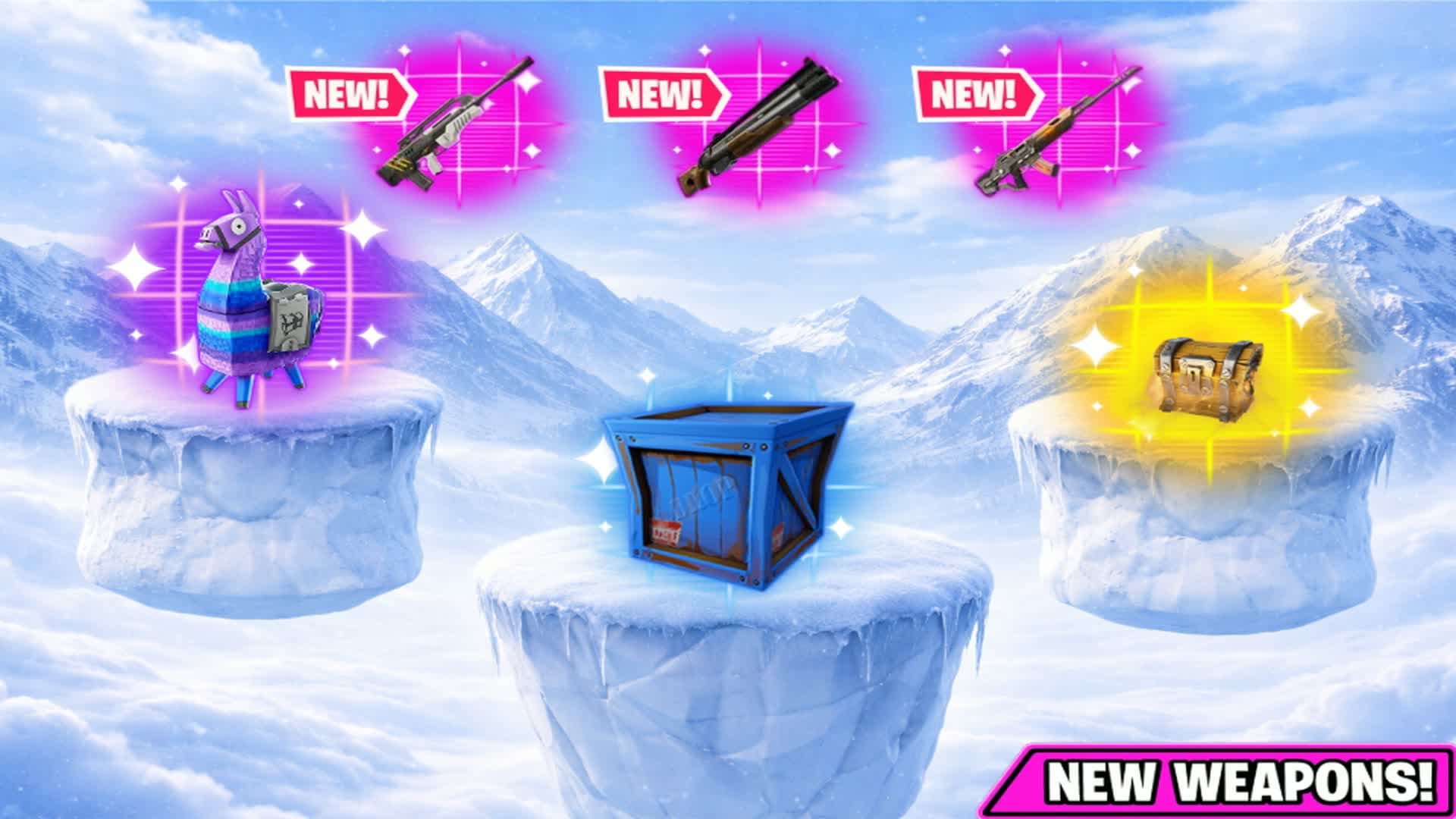 ONE RANDOM CHEST, LLAMA, SUPPLYDROP TRIO