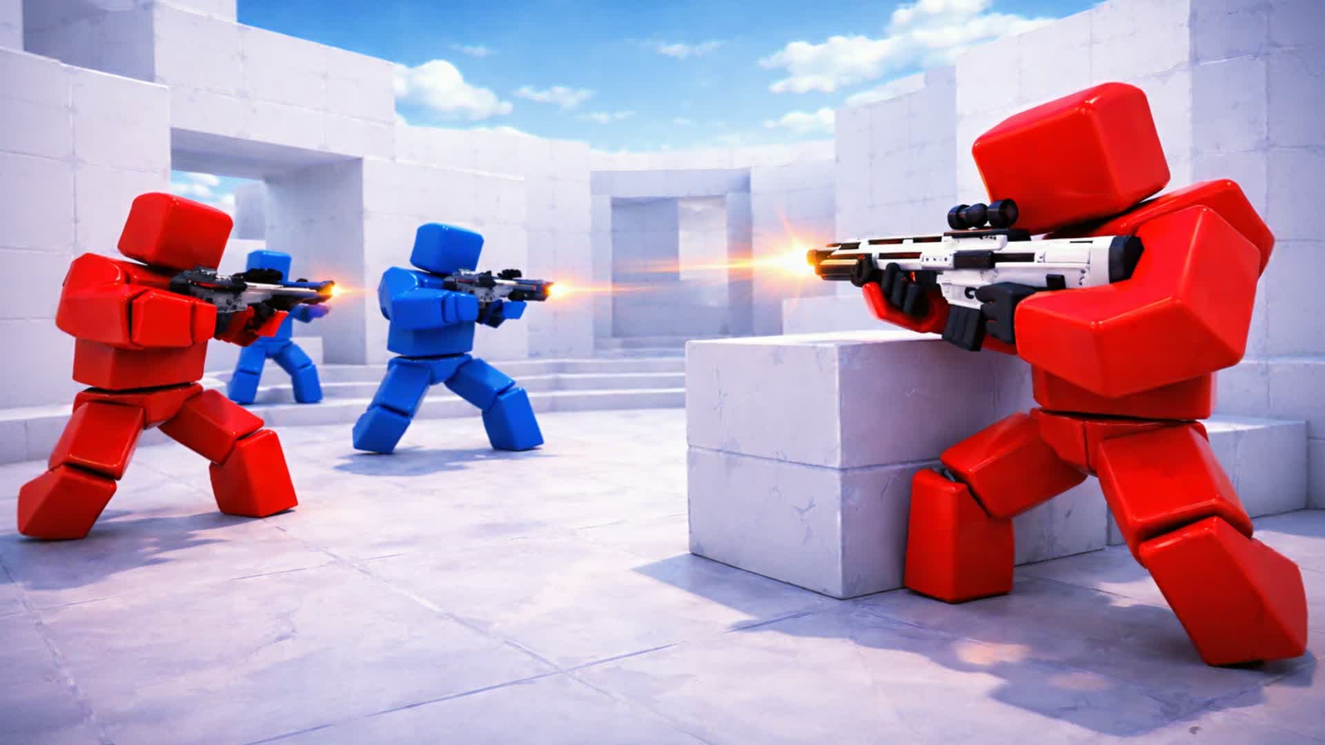SUPER RIVALS 2V2 🎯 ALL GUNS