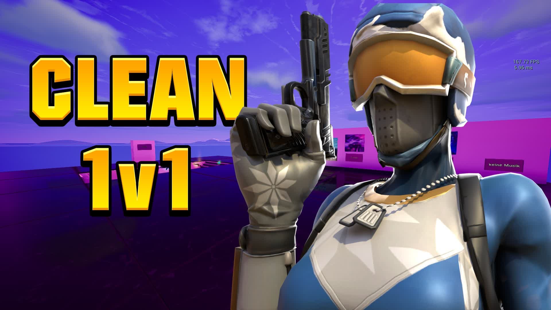 CLEAN 1V1 + Music🎵 + SLOW MO 🐢