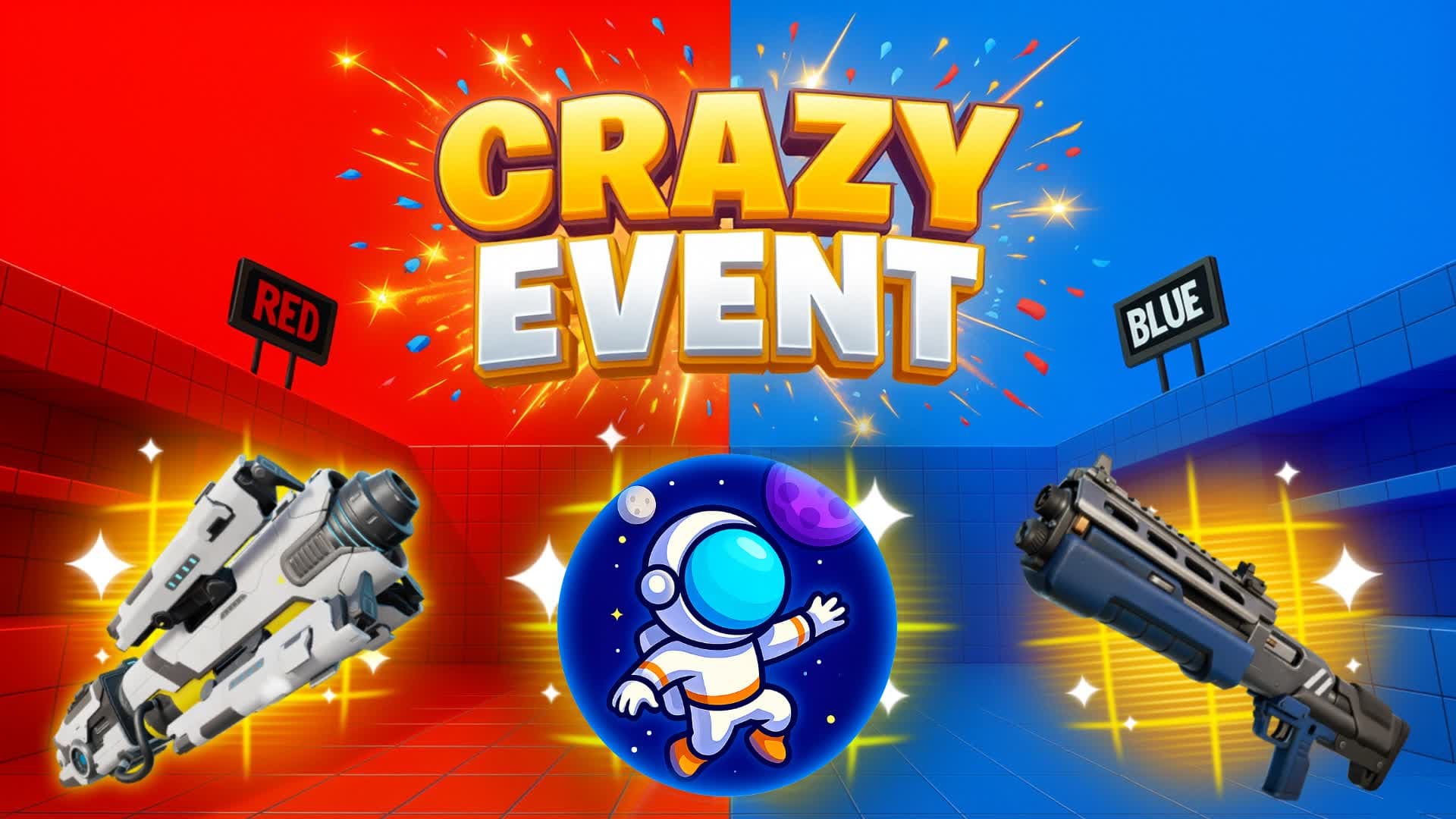 🌀 CRAZY EVENTS! 🌀 🔴 Red vs Blue 🔵