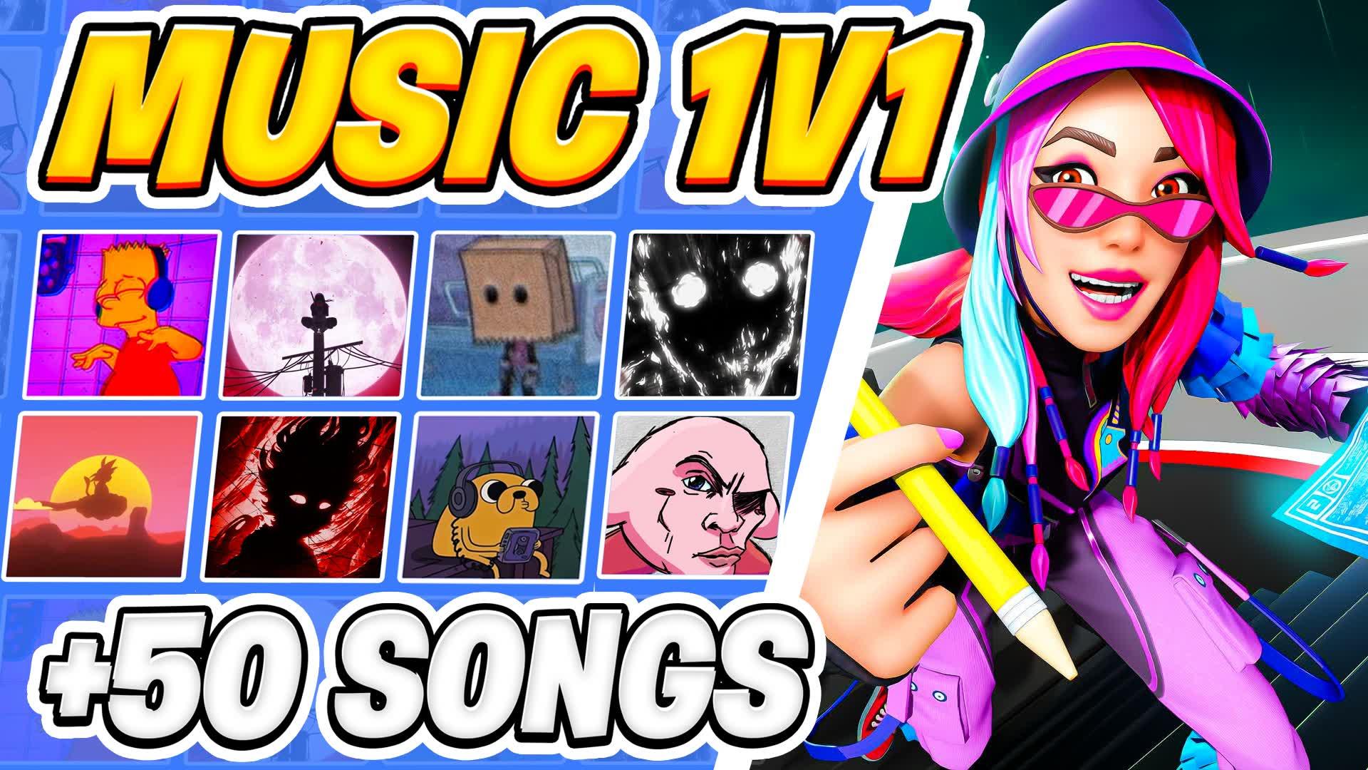 💥THE ULTIMATE MUSIC 1v1🎵 [50+ SONGS]