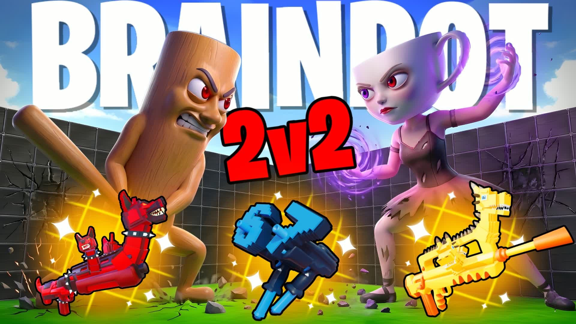 2V2 WITH ALL GUNS