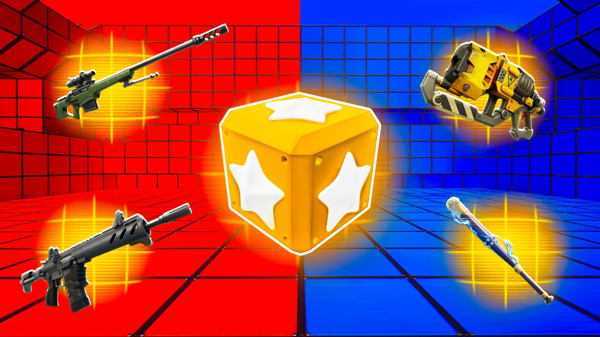LUCKY BLOCK RED VS BLUE 🔴🔵