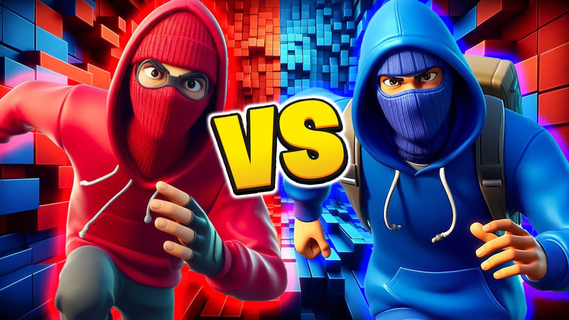 RED VS BLUE BLOCK🔴🔵