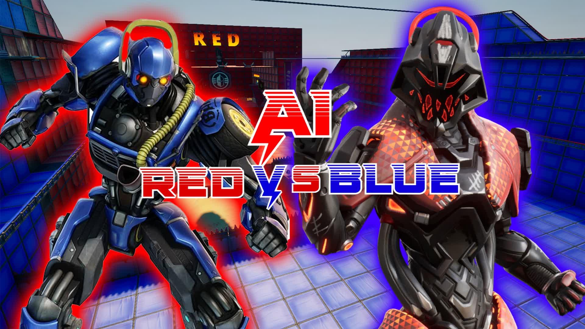 A.I. RED VS BLUE! 🔴🔵