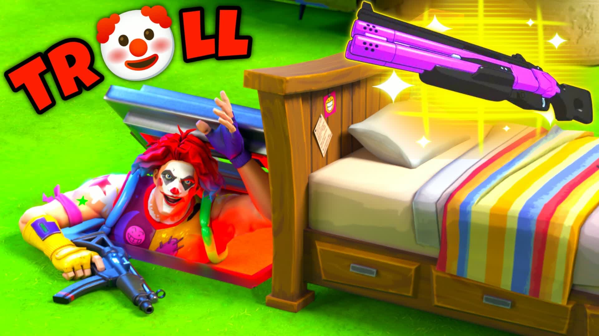 TR🤣LL BED WARS 🛏️